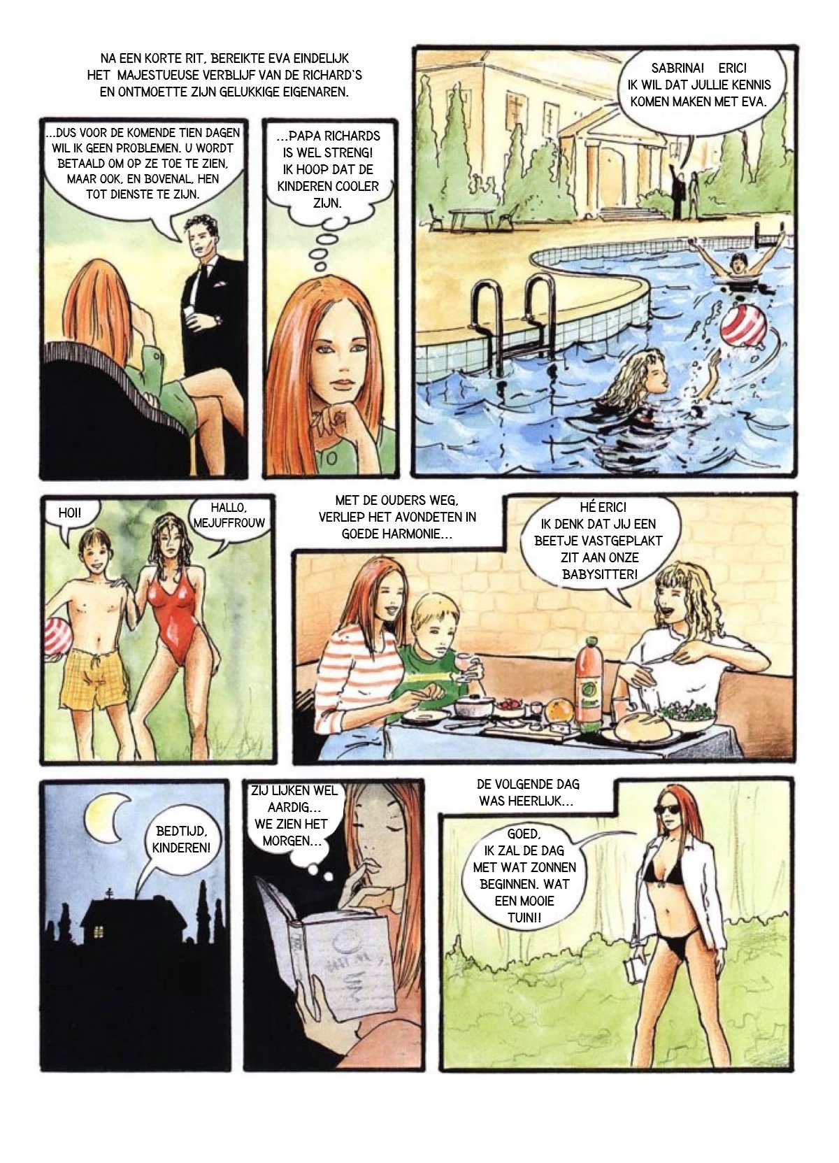The Babysitter [NL] porn comic picture 2