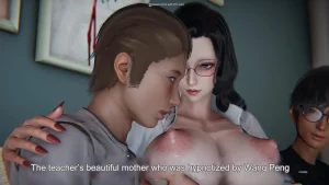 The beautiful teacher mother hypnotized by Wang Peng 2 porn comic picture 1