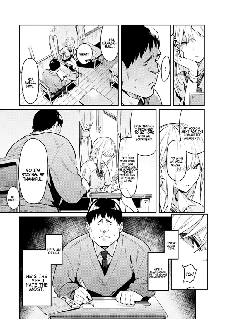 The Beauty and The Beast ~The Gyaru and The Disgusting Otaku (Story thus far) porn comic picture 4