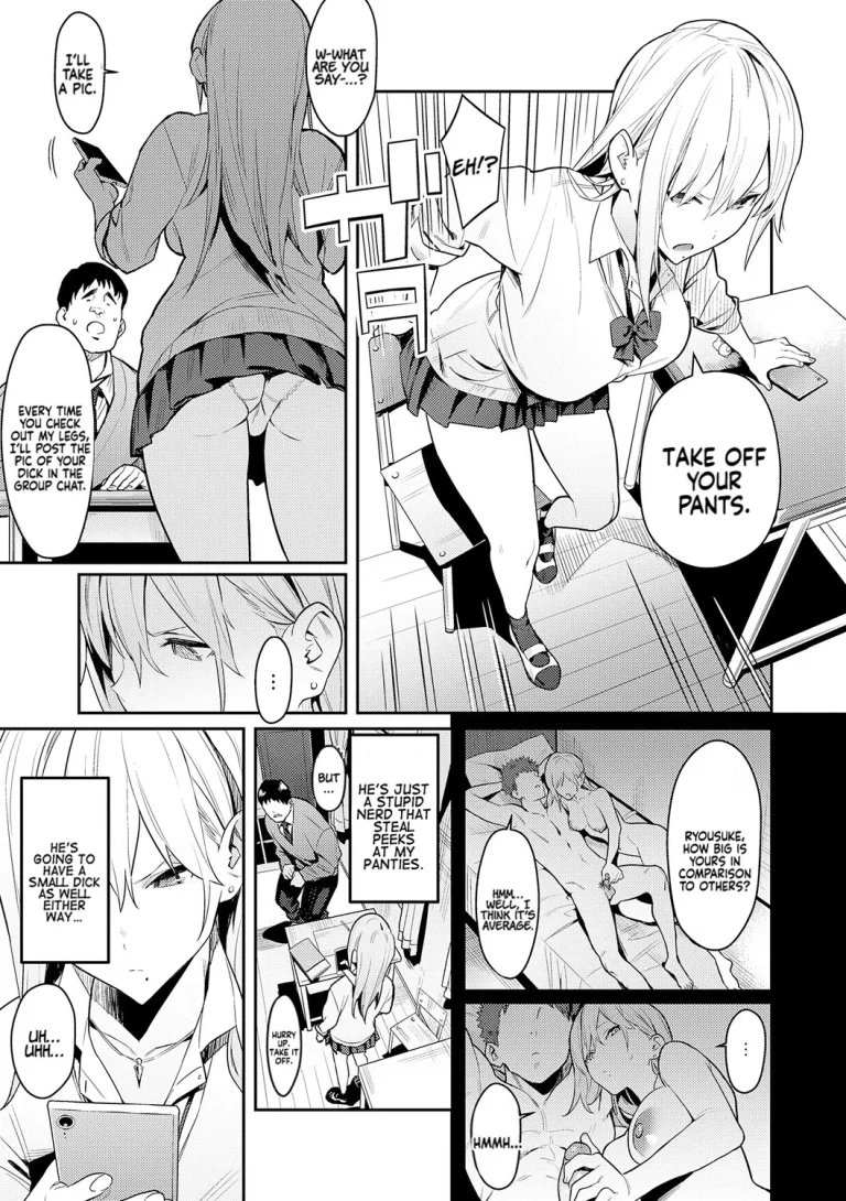 The Beauty and The Beast ~The Gyaru and The Disgusting Otaku (Story thus far) porn comic picture 6