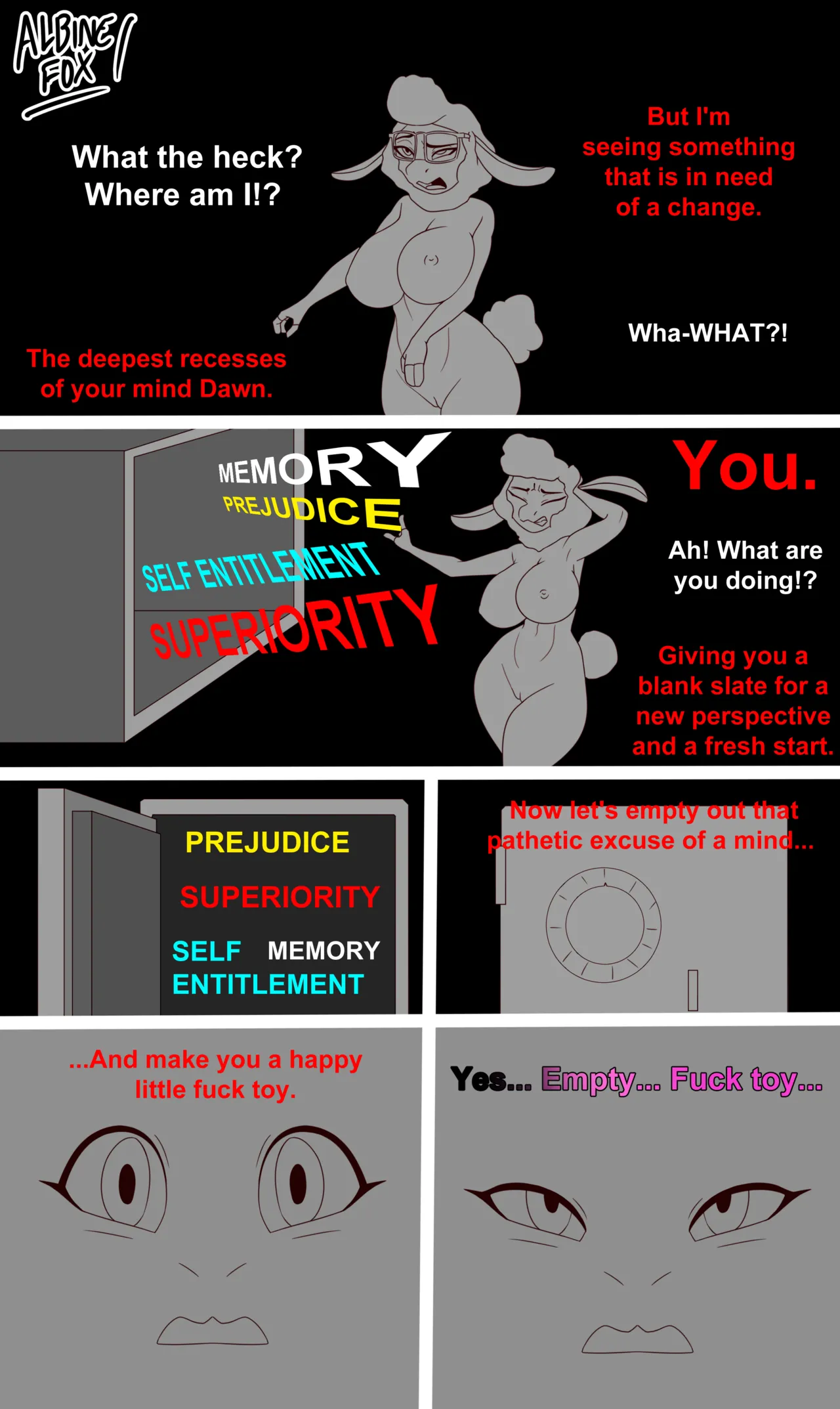 The case of the White Noise porn comic picture 6