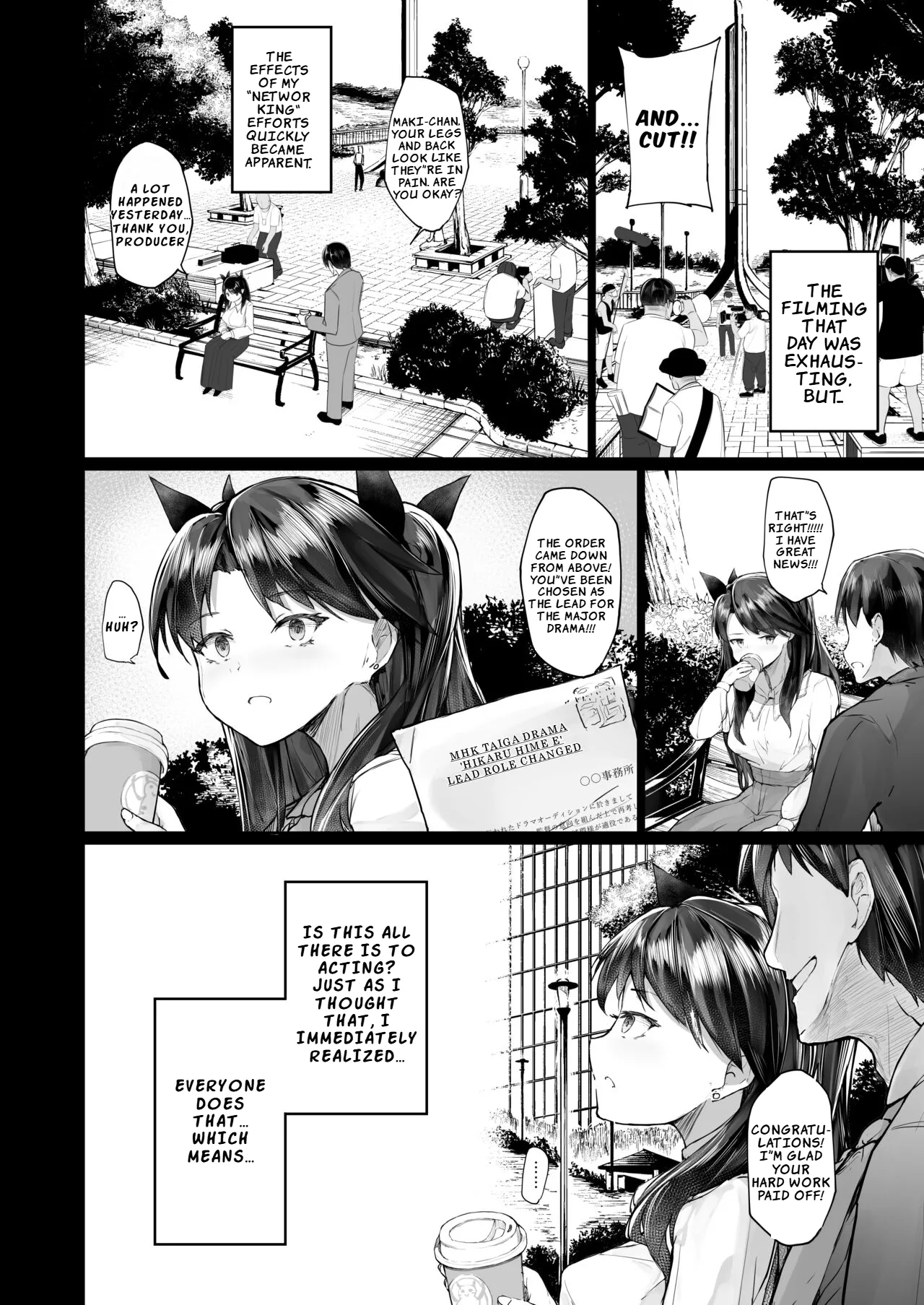 The Downfall of an Actress Corrupted by Pleasure | Kairaku Ochi shita Joyuu no Matsuro Zenpen porn comic picture 28