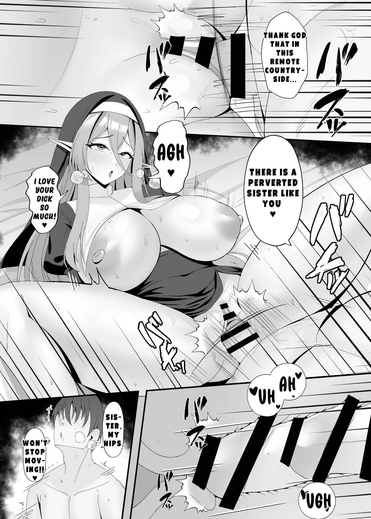 The Elf Sister in Heat is Aroused Every Day | Hatsujouki no Elf Sister wa Mainichi Joukachuu porn comic picture 20