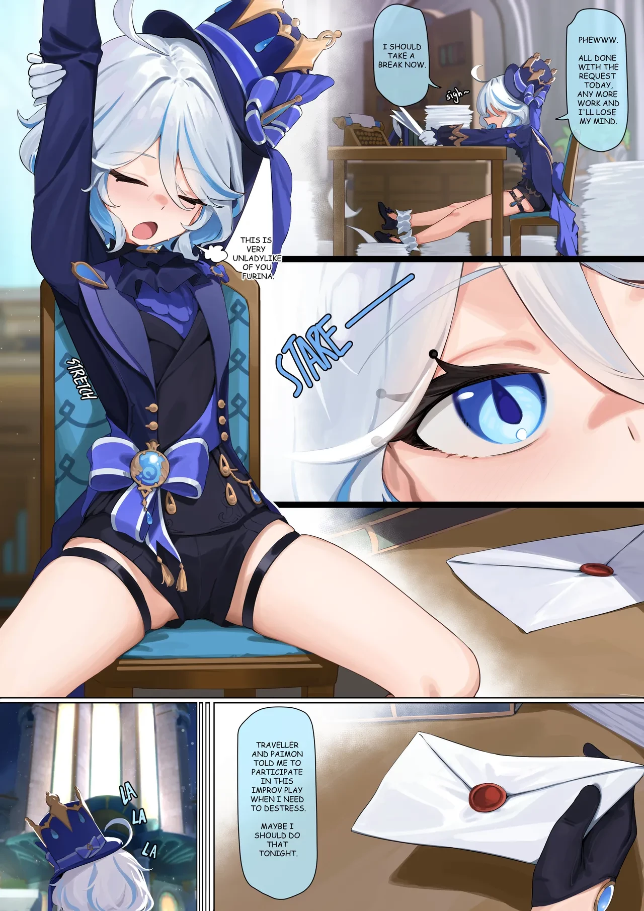 The Furina Show | Furina no Butai porn comic picture 2