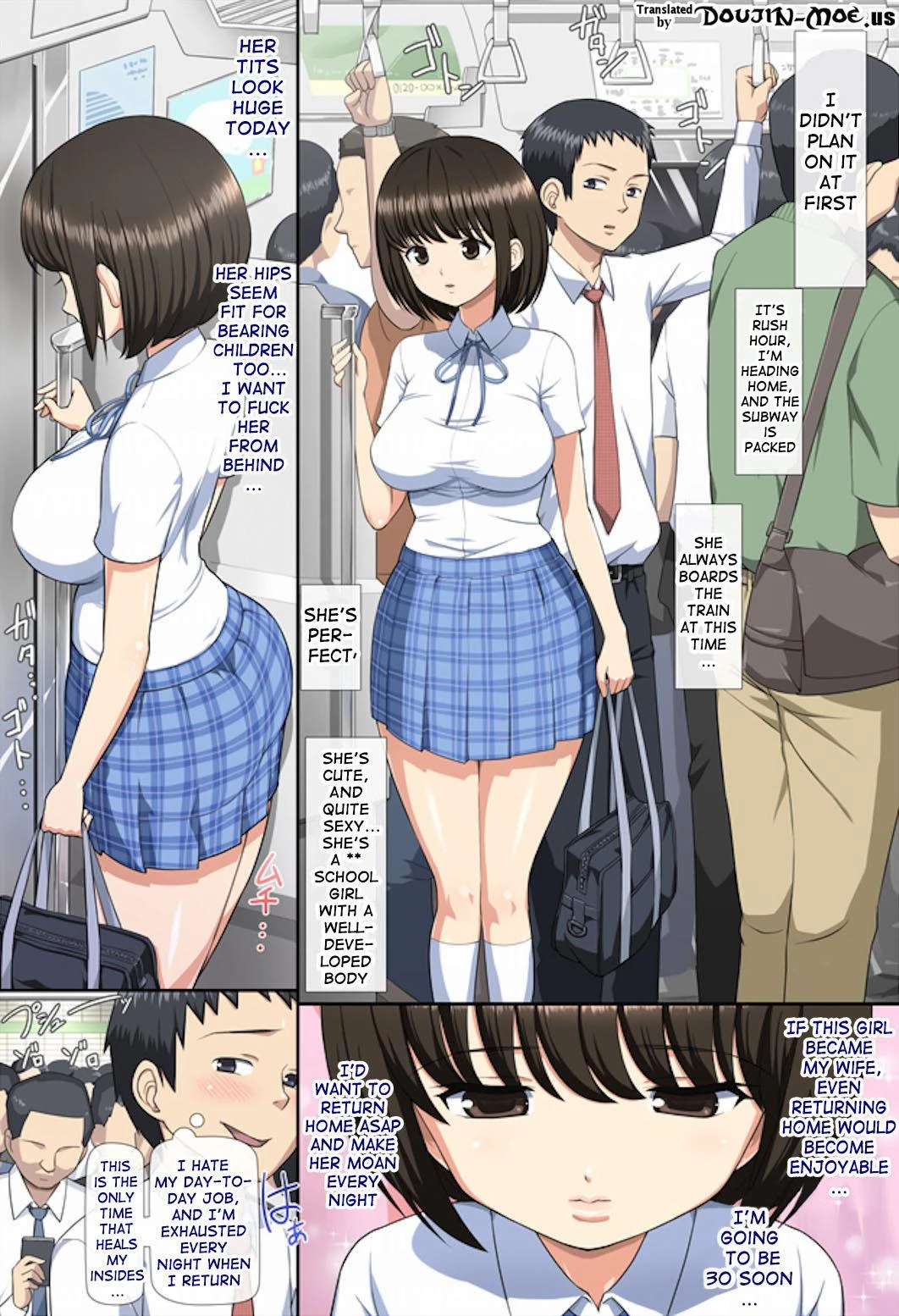 the girl that was groped and the perverted love they shared after | Chikan Shita Joshikousei to Sonogo, Musabori Au you na Doero Junai porn comic picture 2