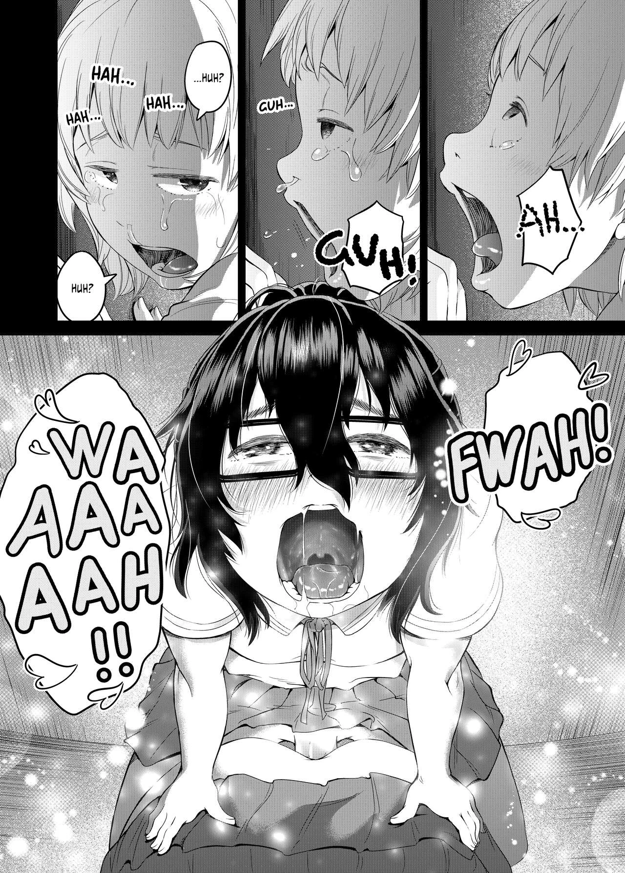 The gloomy futanari cannot defy her dick | Byousoku de Osu Ochi suru InCha na Futanarikko Kanzenban porn comic picture 18