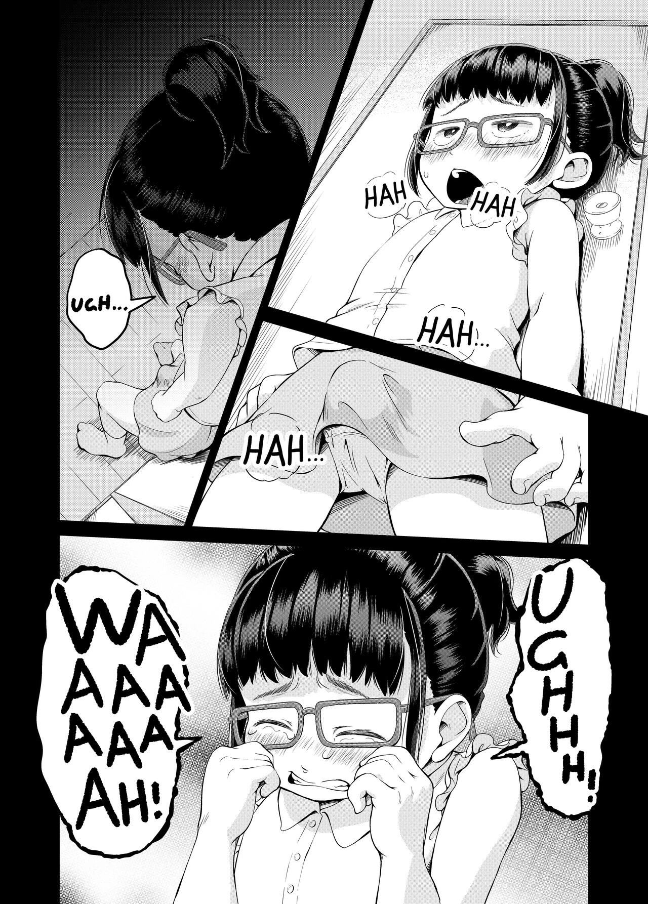 The gloomy futanari cannot defy her dick | Byousoku de Osu Ochi suru InCha na Futanarikko Kanzenban porn comic picture 22