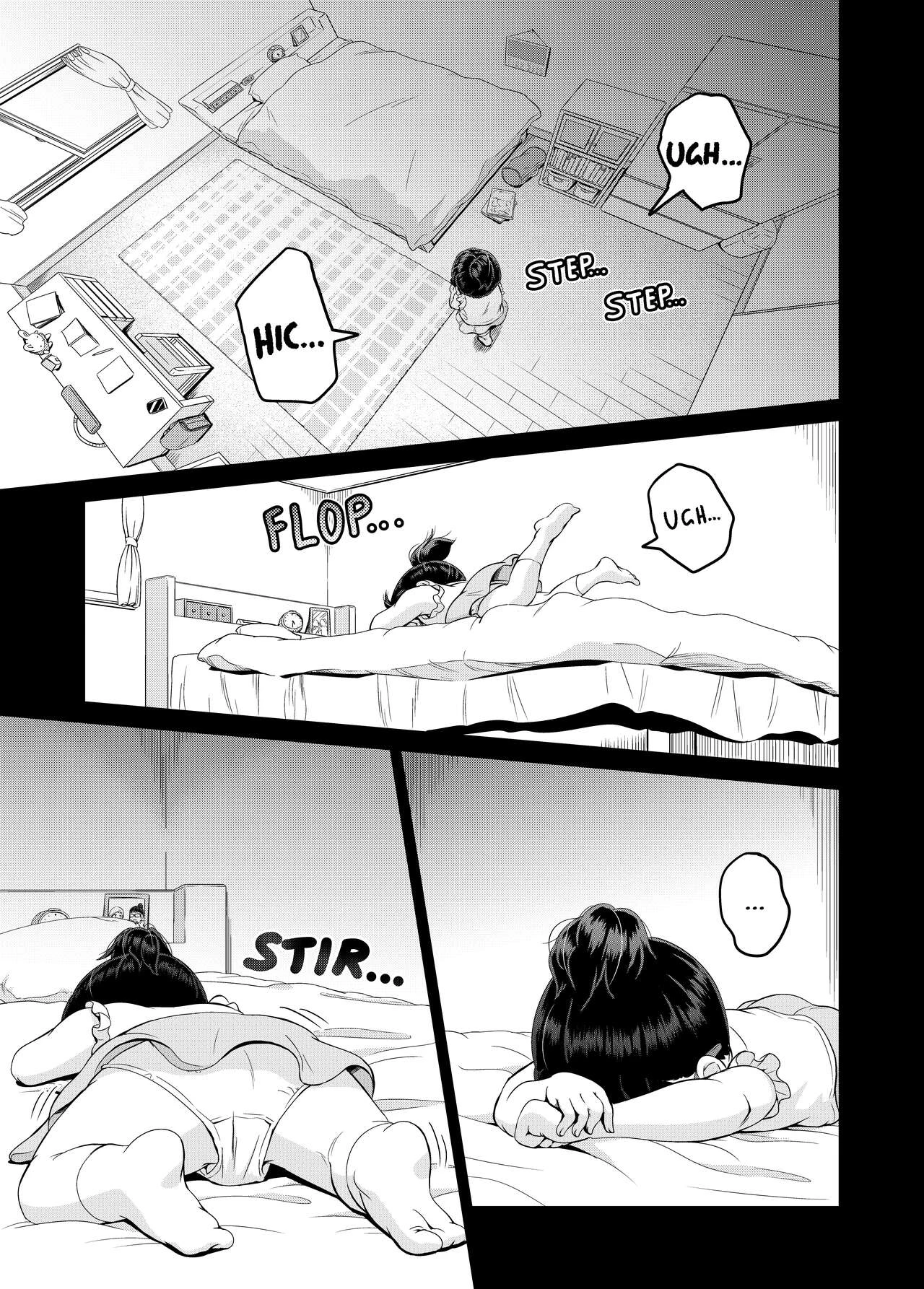 The gloomy futanari cannot defy her dick | Byousoku de Osu Ochi suru InCha na Futanarikko Kanzenban porn comic picture 23