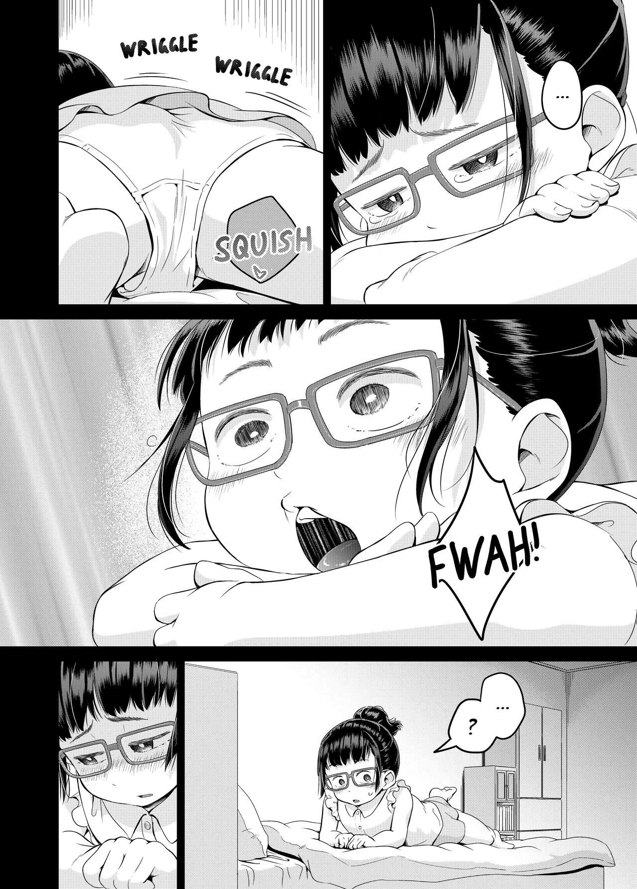 The gloomy futanari cannot defy her dick | Byousoku de Osu Ochi suru InCha na Futanarikko Kanzenban porn comic picture 24