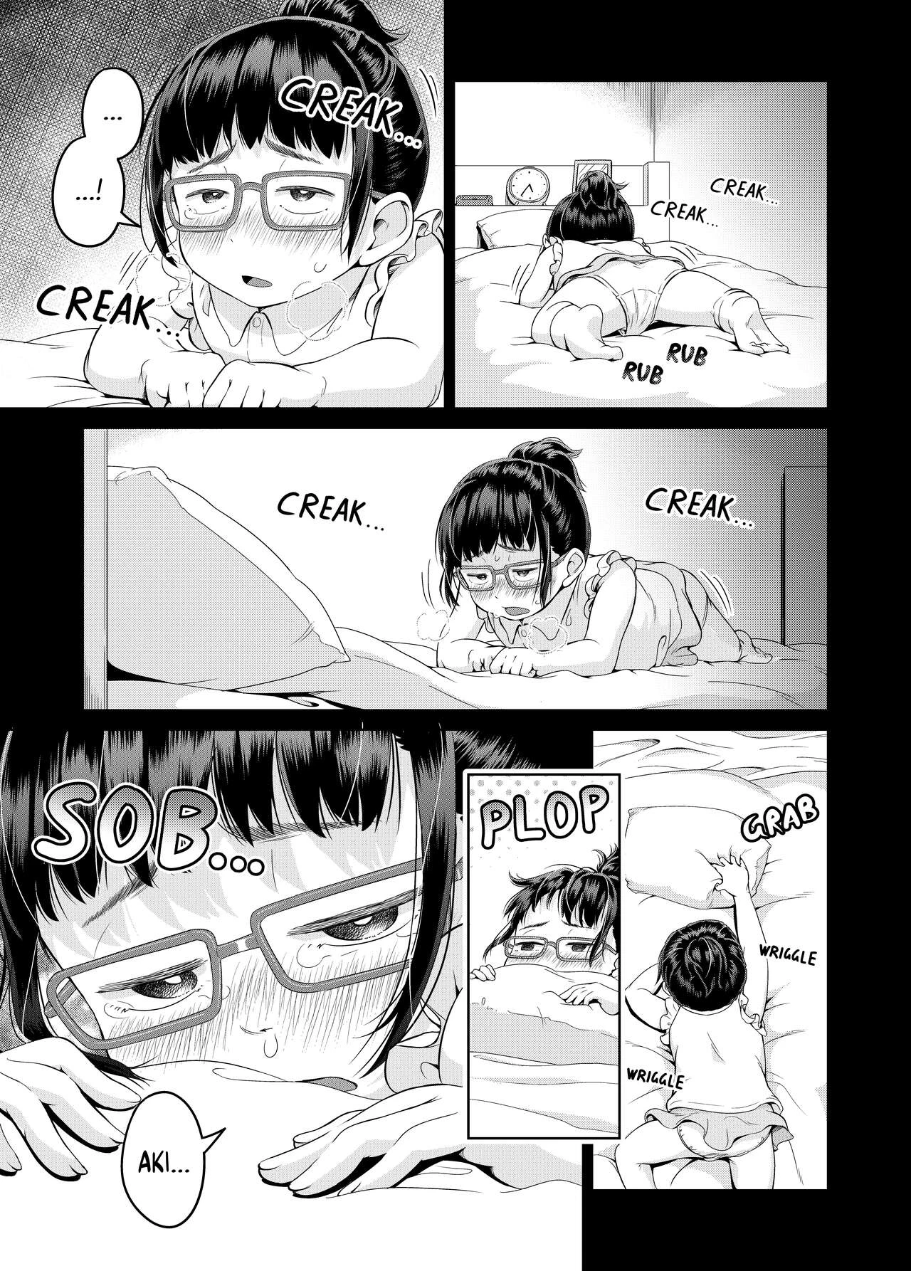 The gloomy futanari cannot defy her dick | Byousoku de Osu Ochi suru InCha na Futanarikko Kanzenban porn comic picture 25