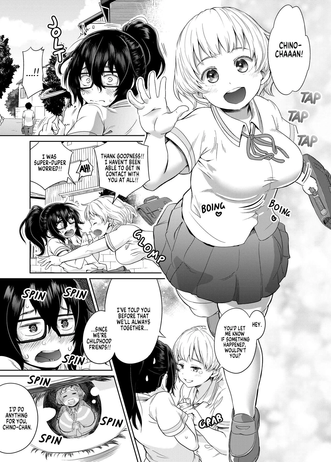 The gloomy futanari cannot defy her dick | Byousoku de Osu Ochi suru InCha na Futanarikko Kanzenban porn comic picture 3