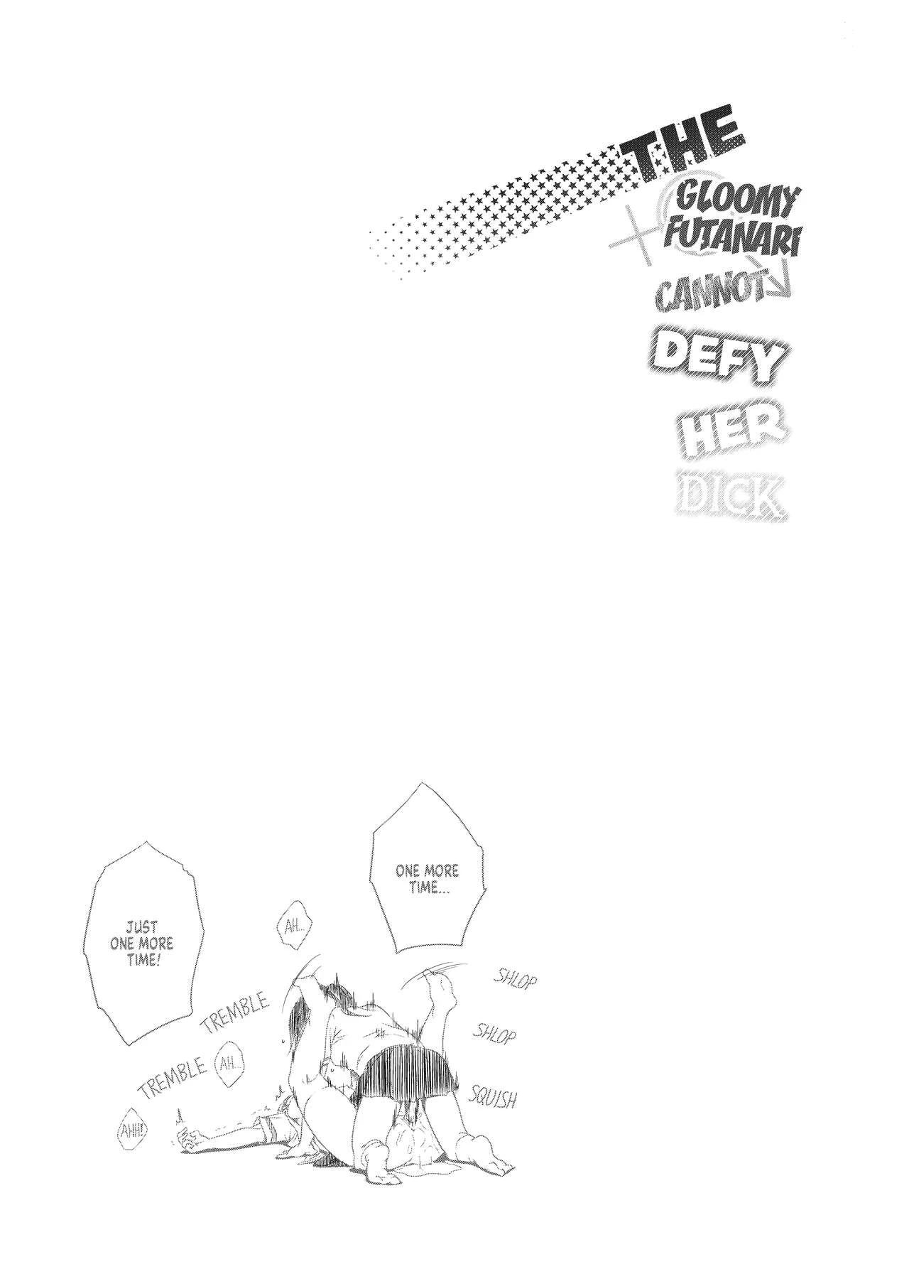 The gloomy futanari cannot defy her dick | Byousoku de Osu Ochi suru InCha na Futanarikko Kanzenban porn comic picture 37