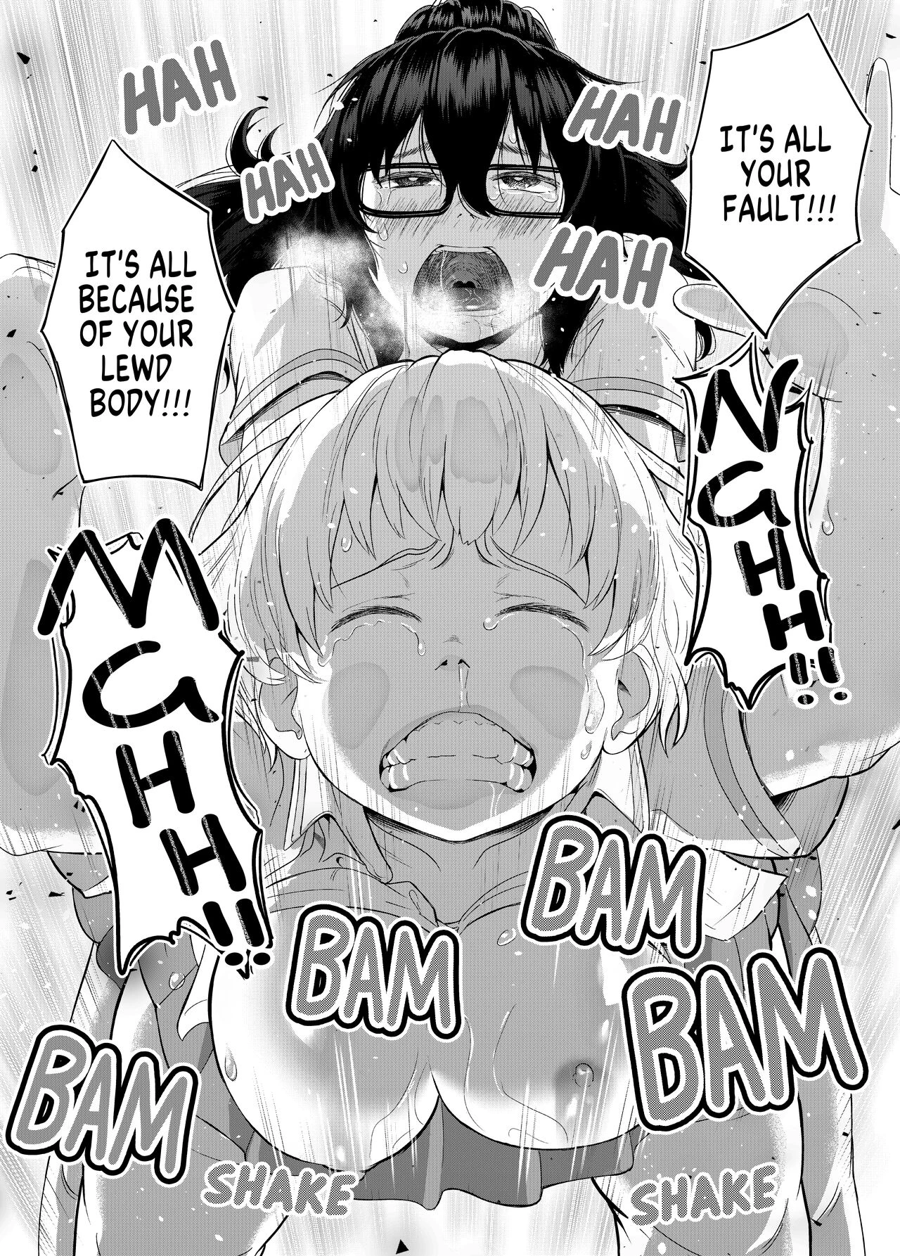 The gloomy futanari cannot defy her dick | Byousoku de Osu Ochi suru InCha na Futanarikko Kanzenban porn comic picture 4