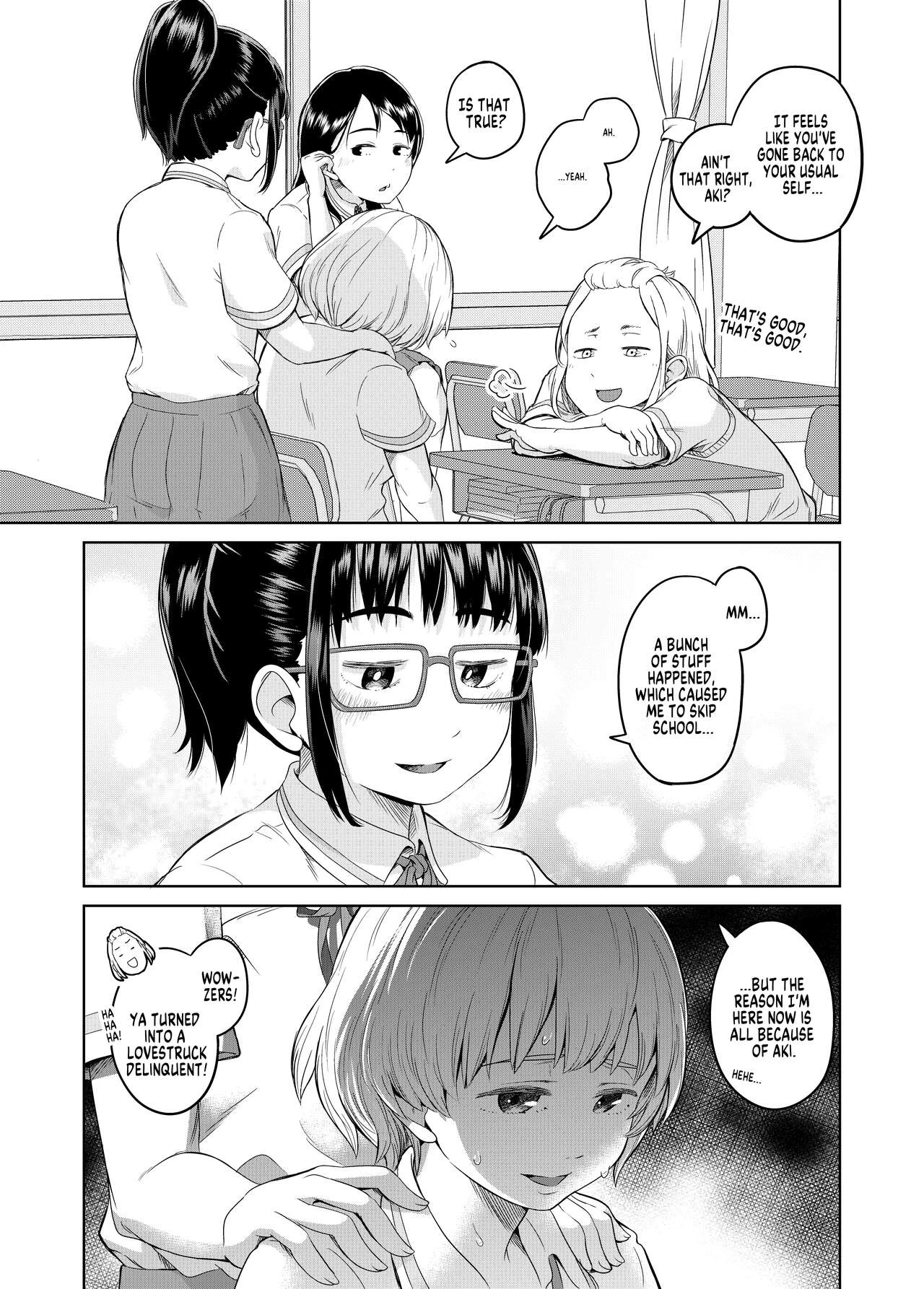 The gloomy futanari cannot defy her dick | Byousoku de Osu Ochi suru InCha na Futanarikko Kanzenban porn comic picture 41