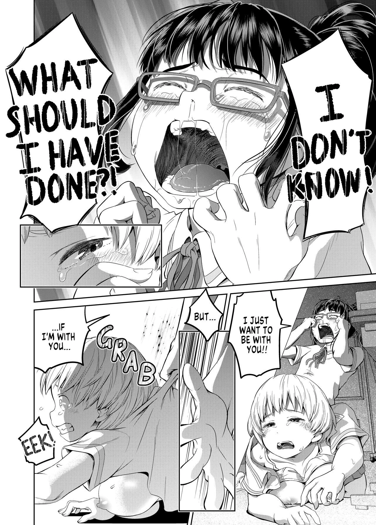 The gloomy futanari cannot defy her dick | Byousoku de Osu Ochi suru InCha na Futanarikko Kanzenban porn comic picture 50