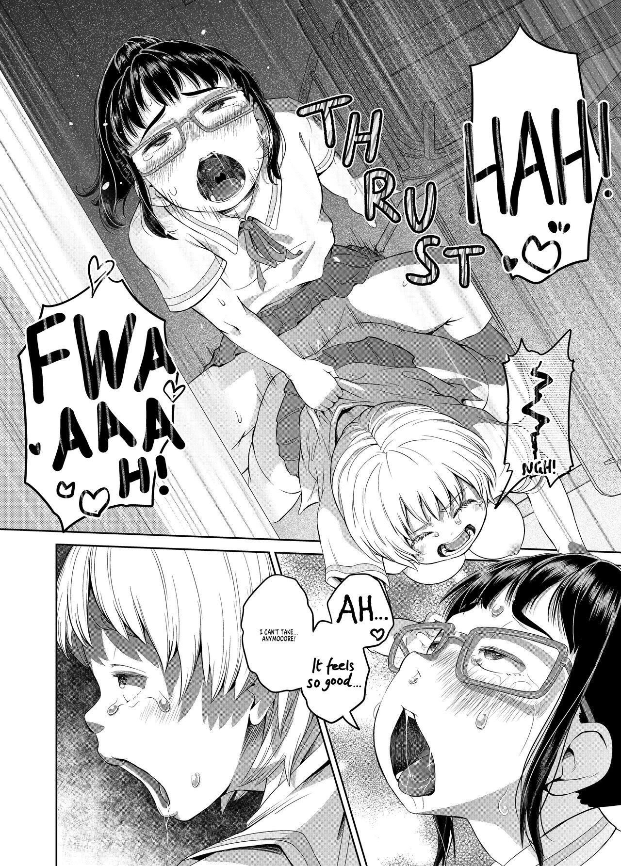 The gloomy futanari cannot defy her dick | Byousoku de Osu Ochi suru InCha na Futanarikko Kanzenban porn comic picture 52