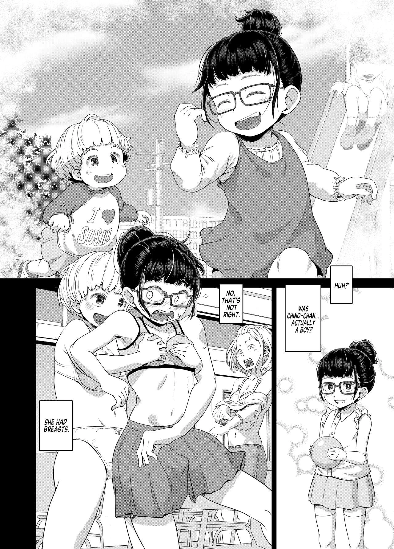 The gloomy futanari cannot defy her dick | Byousoku de Osu Ochi suru InCha na Futanarikko Kanzenban porn comic picture 8