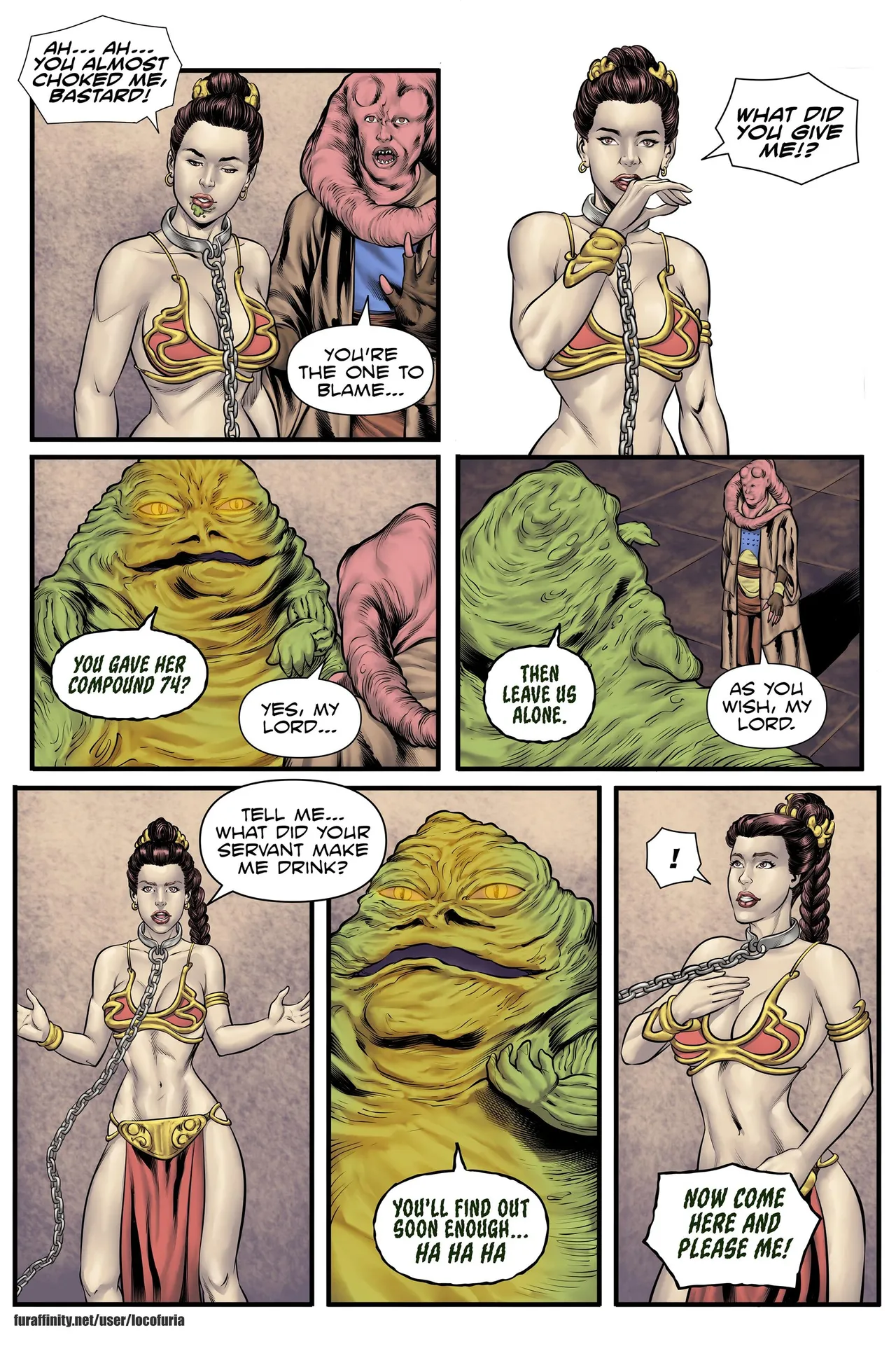 The Hutt's slaves porn comic picture 15