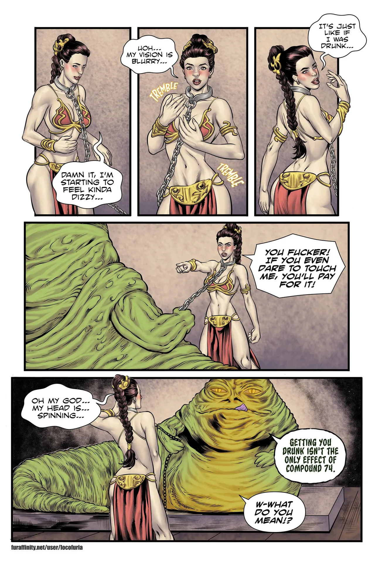 The Hutt's slaves porn comic picture 16