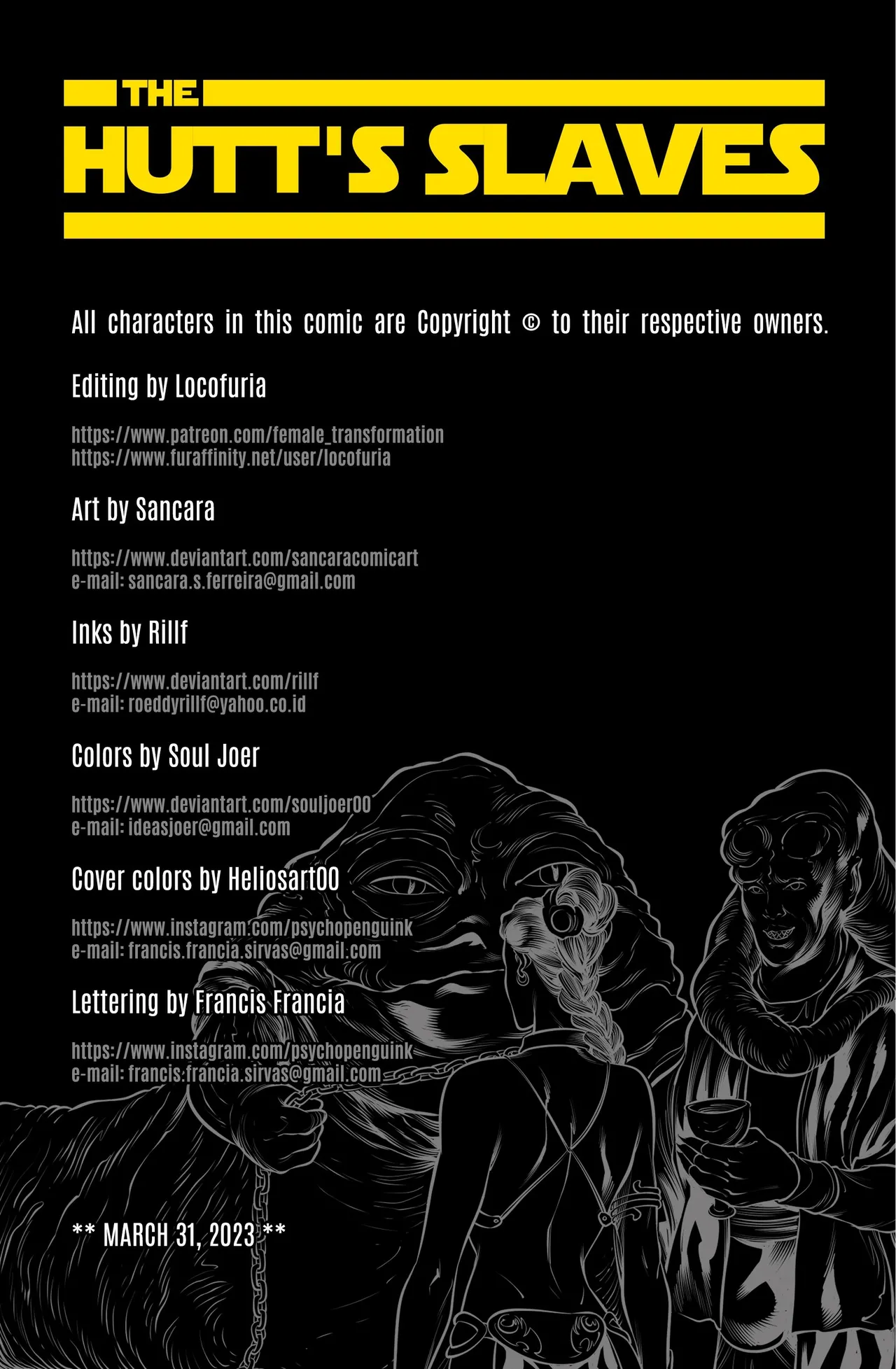 The Hutt's slaves porn comic picture 3