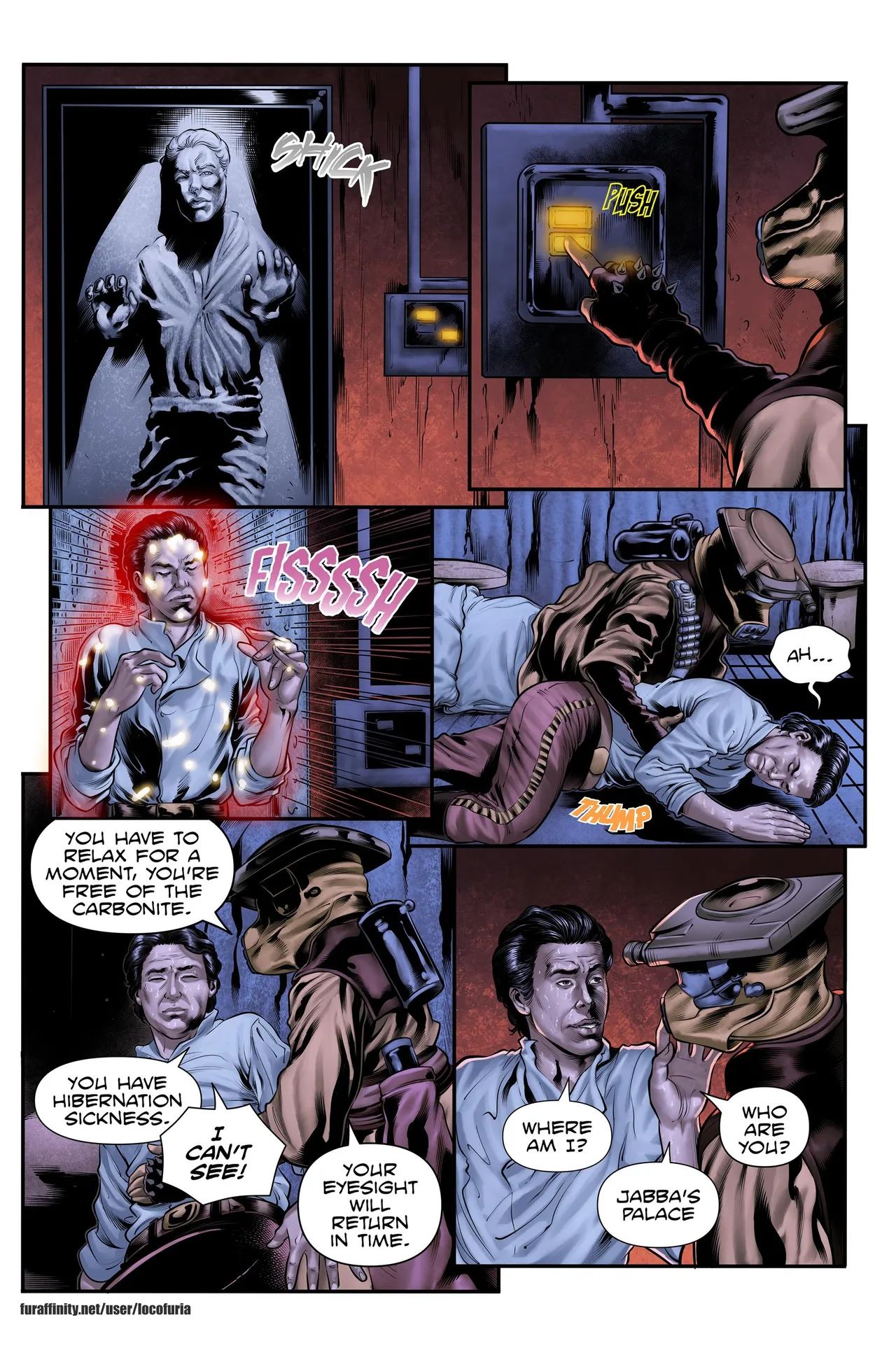 The Hutt's slaves porn comic picture 5