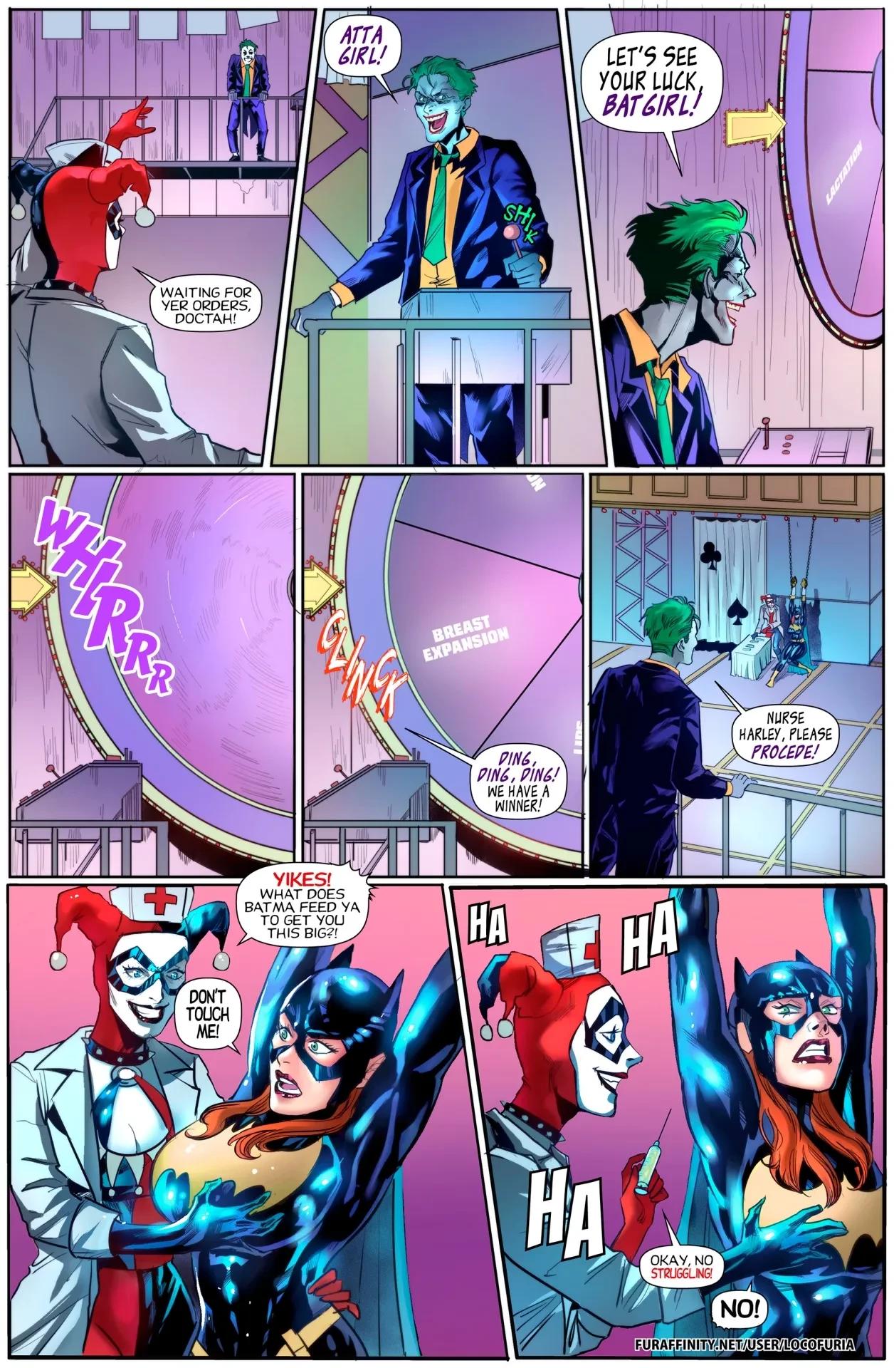 The Joke's on Batgirl porn comic picture 10