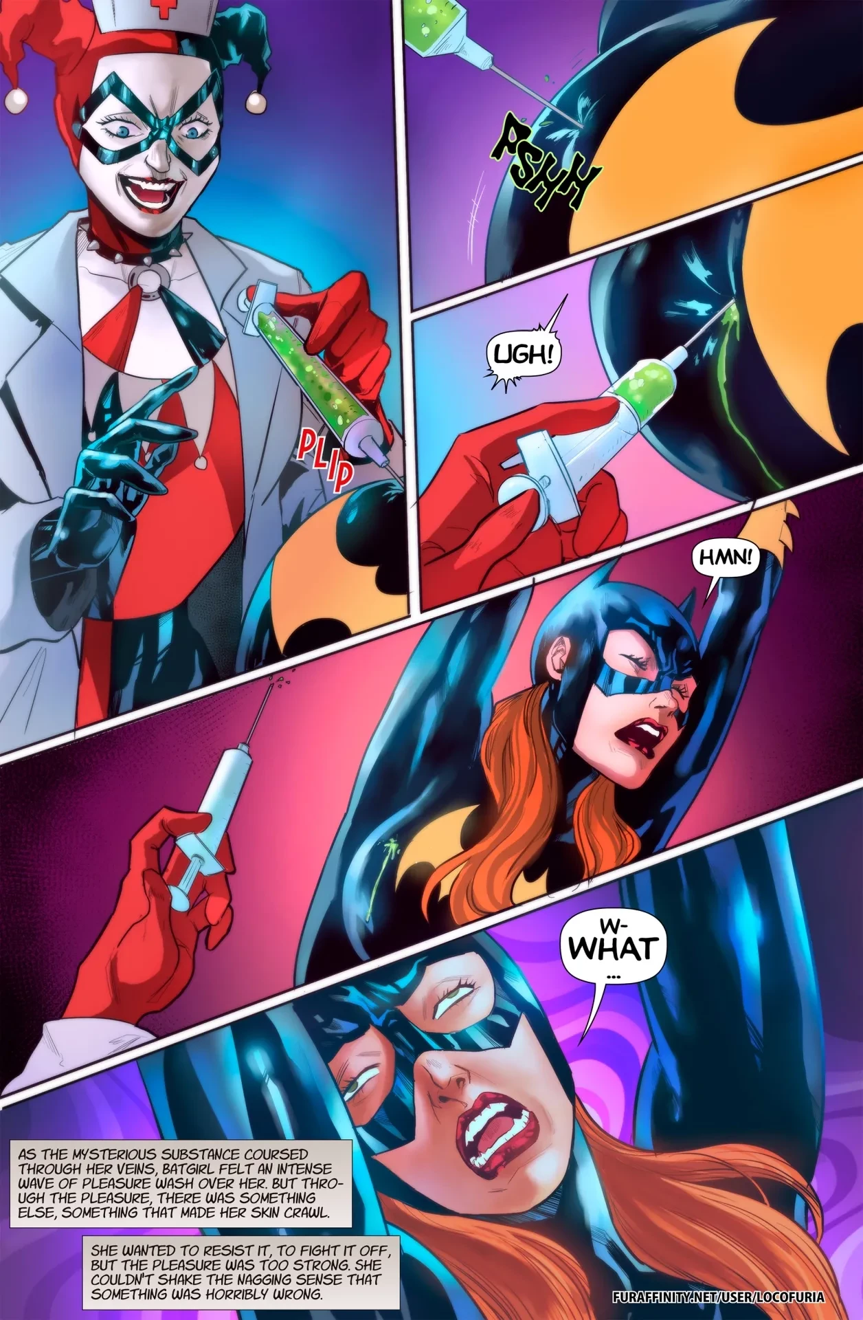 The Joke's on Batgirl porn comic picture 11