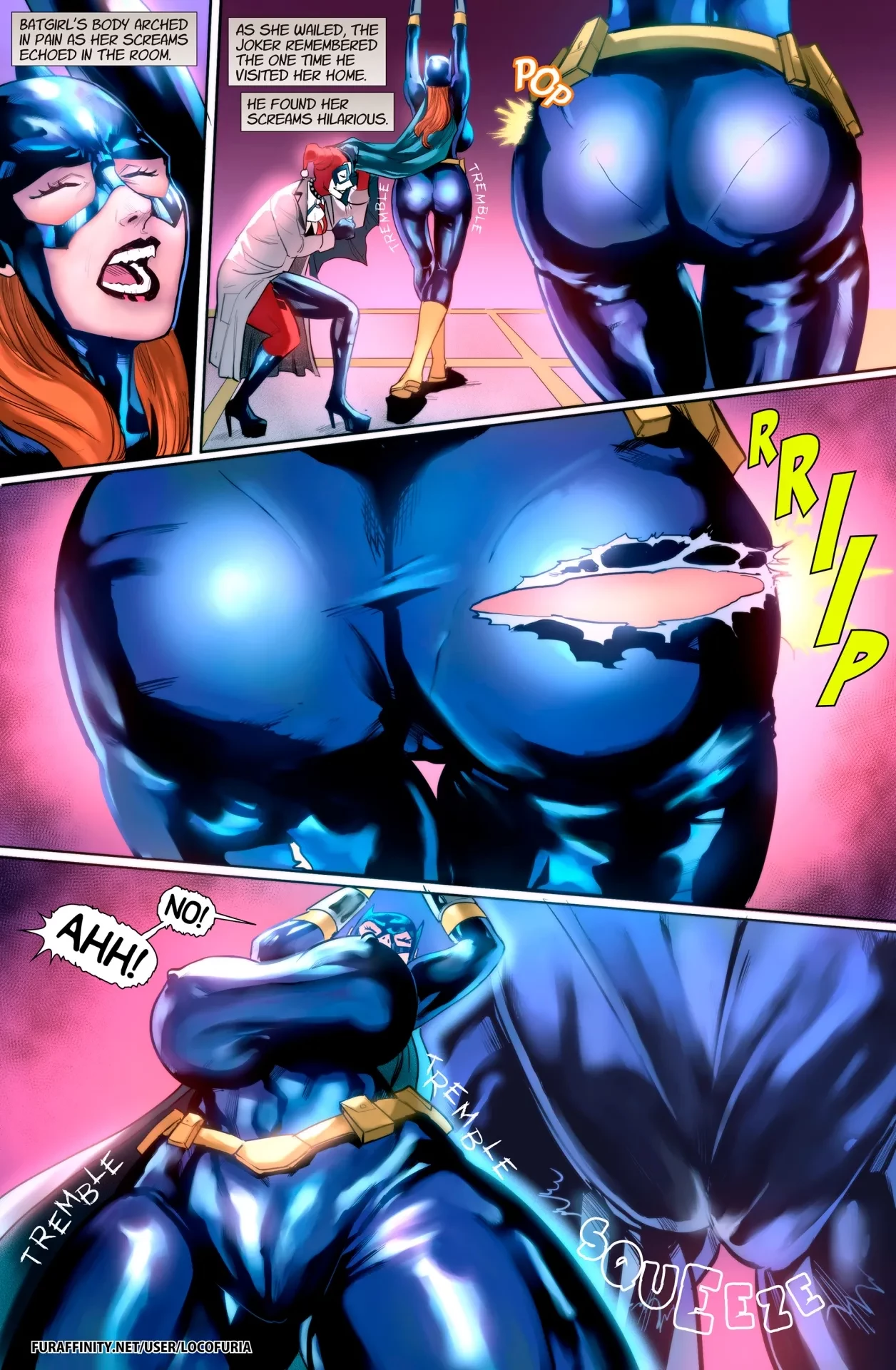 The Joke's on Batgirl porn comic picture 15