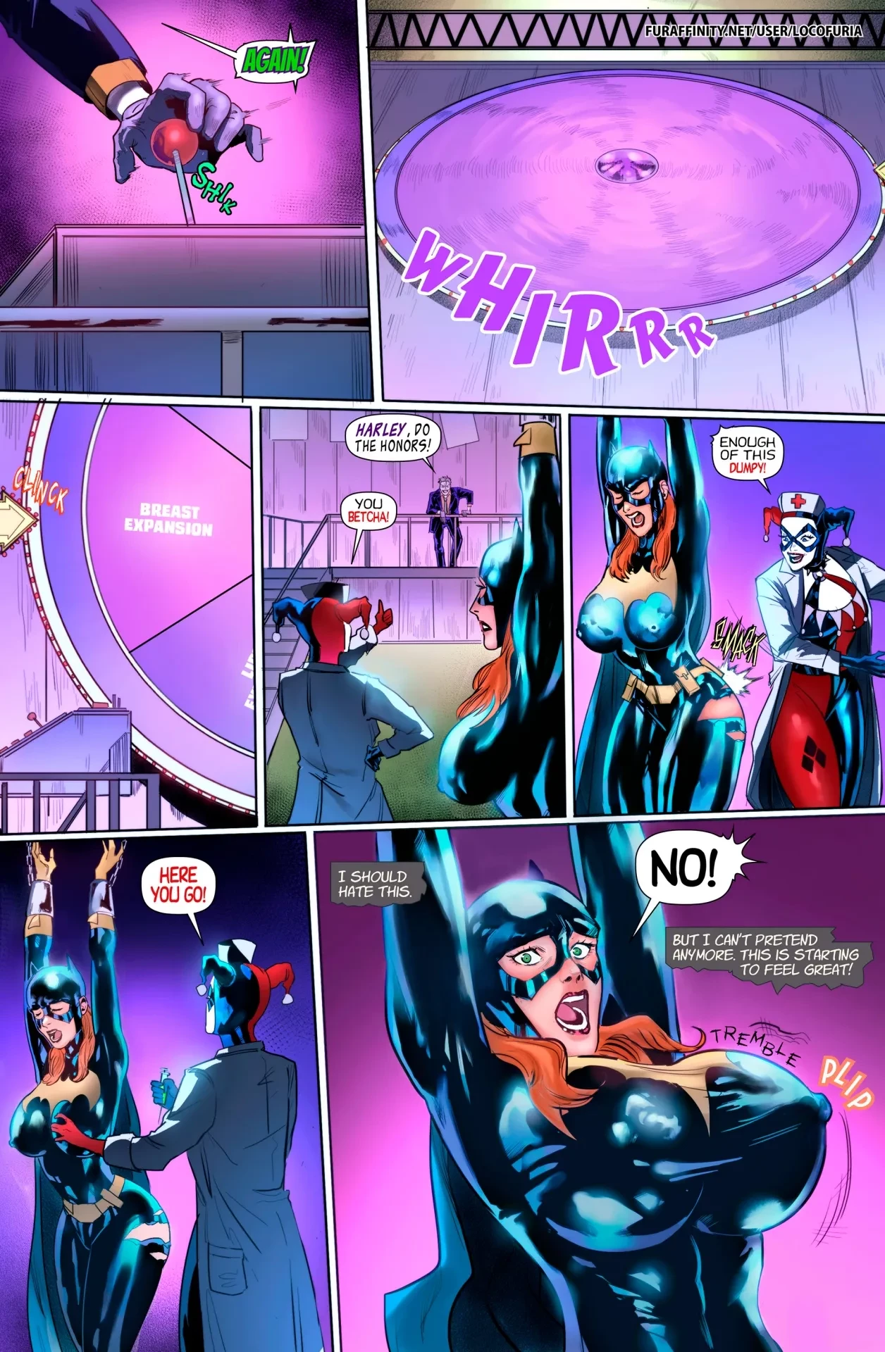 The Joke's on Batgirl porn comic picture 16