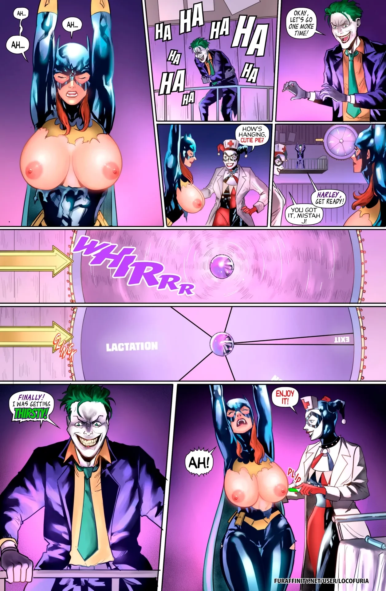 The Joke's on Batgirl porn comic picture 18