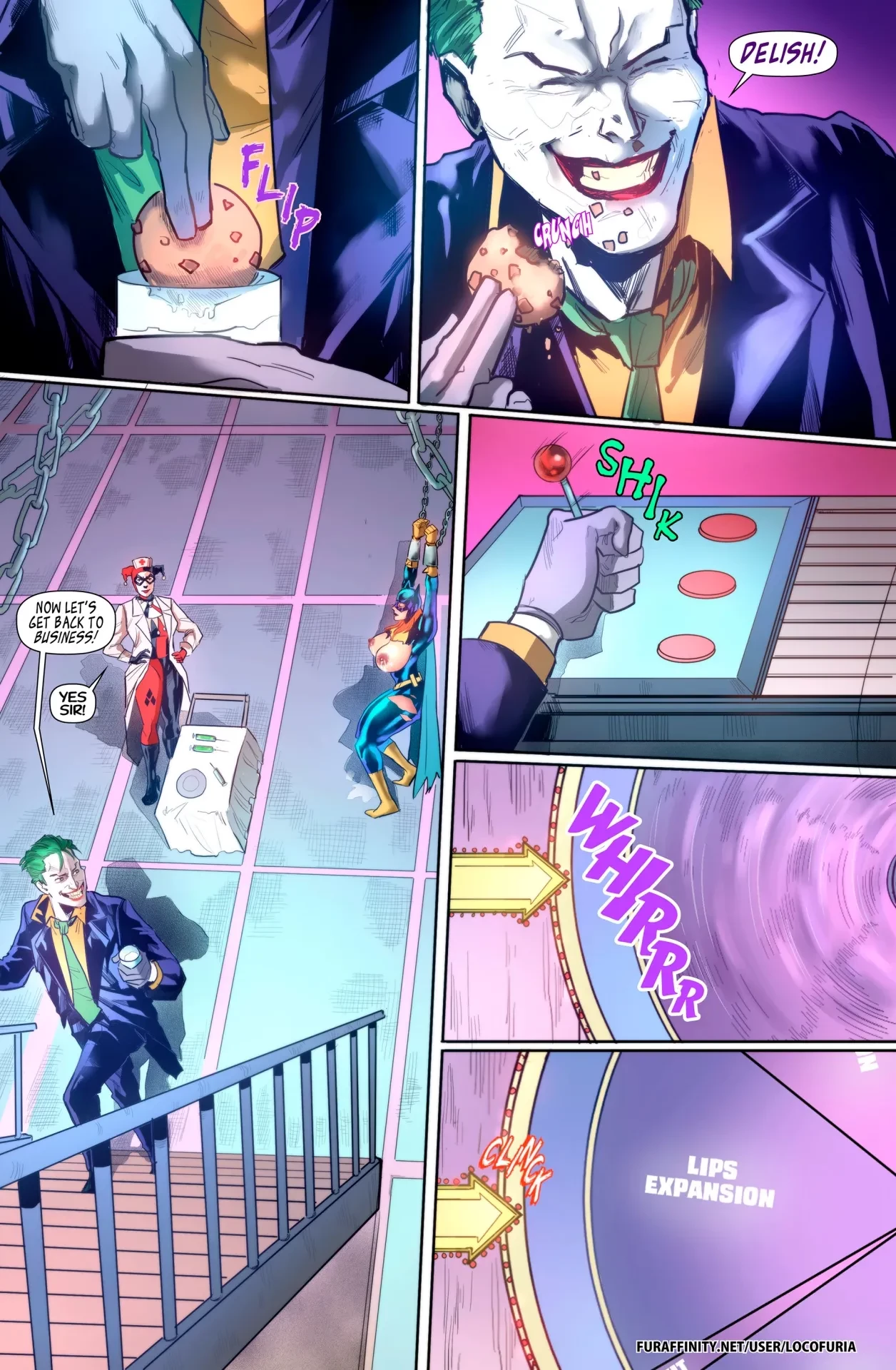 The Joke's on Batgirl porn comic picture 21