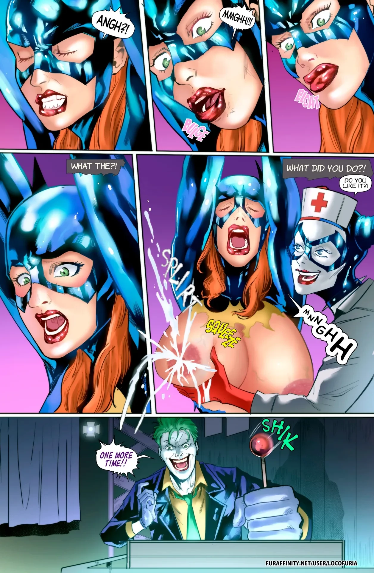 The Joke's on Batgirl porn comic picture 23