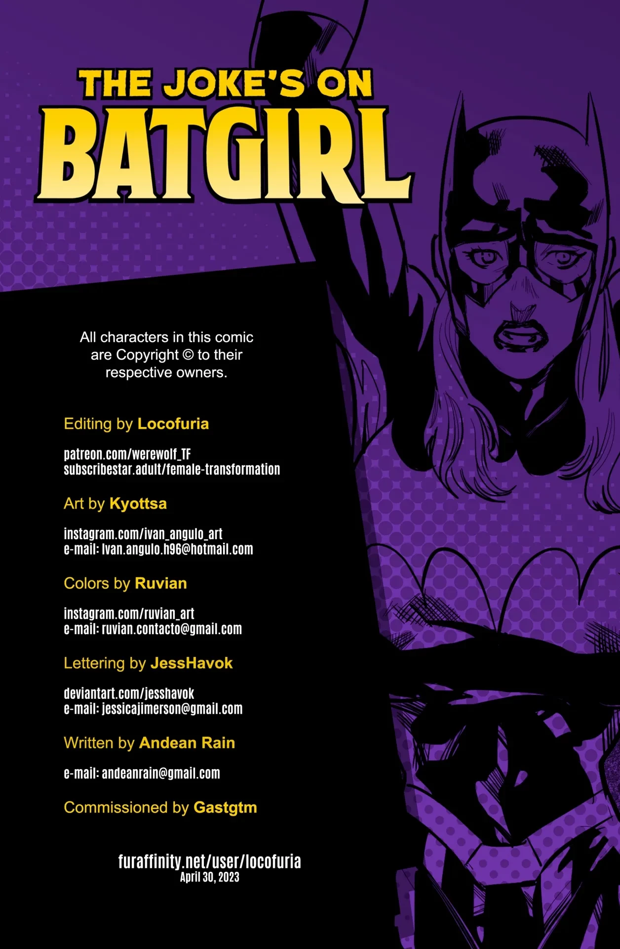 The Joke's on Batgirl porn comic picture 3