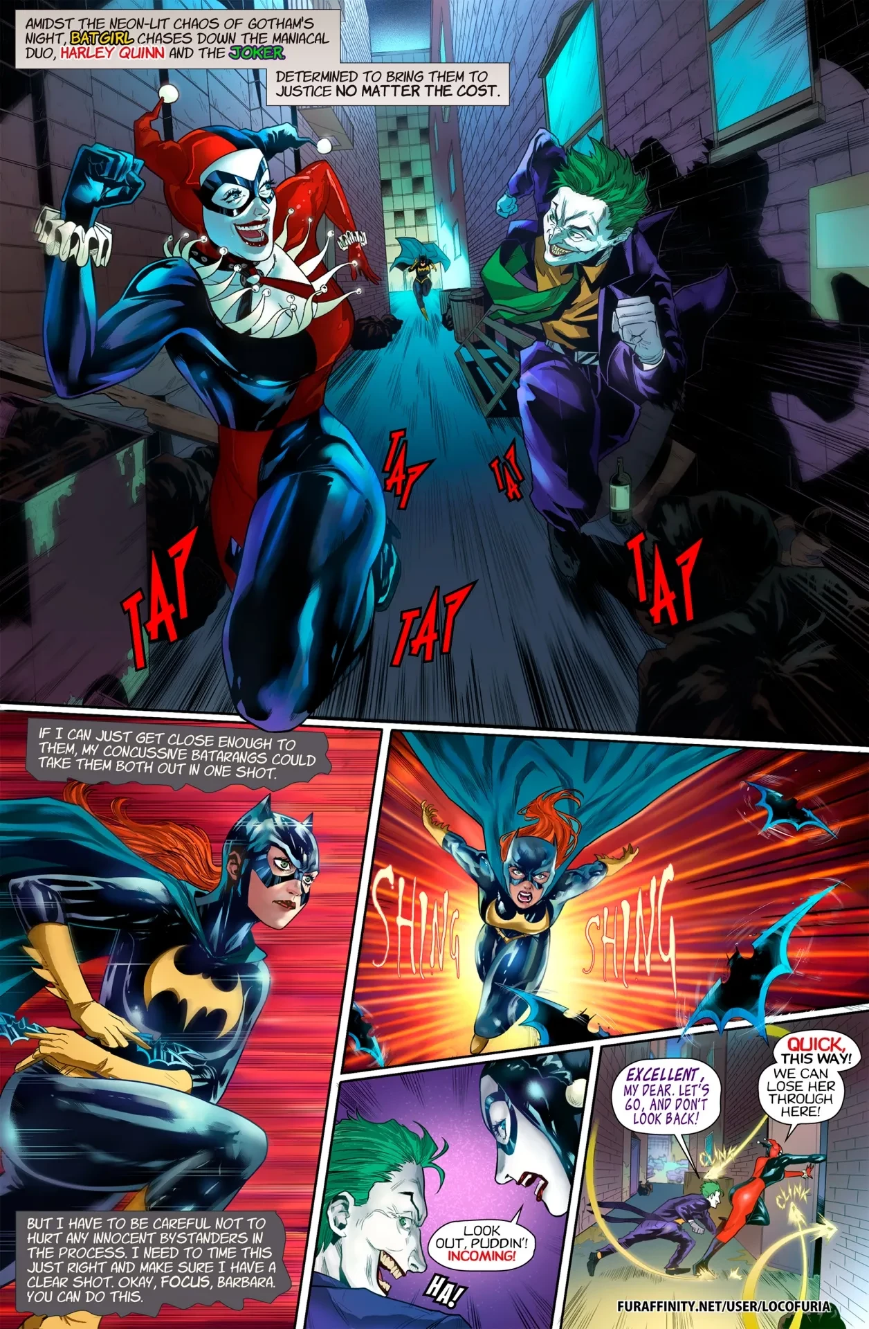 The Joke's on Batgirl porn comic picture 4