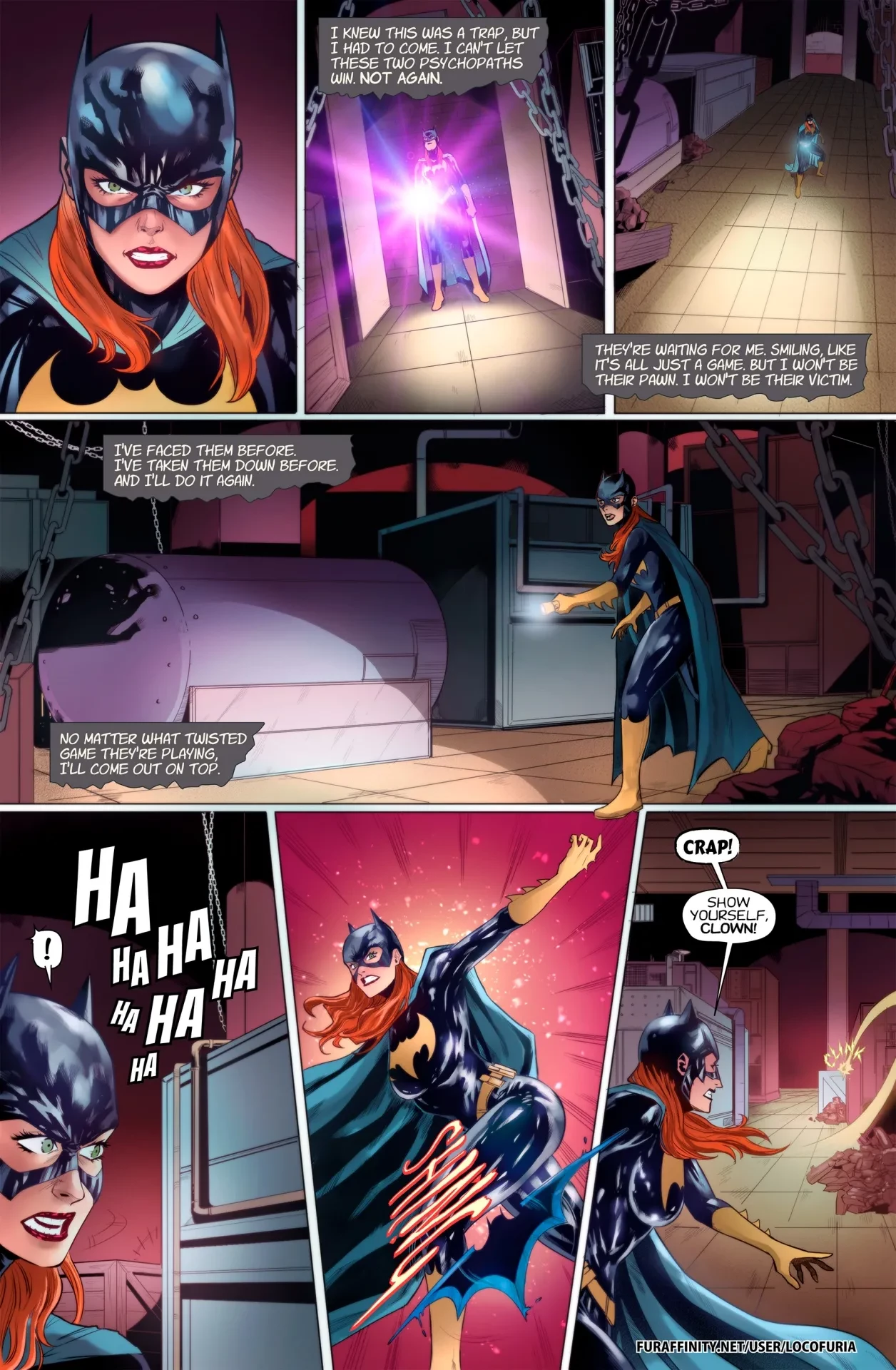 The Joke's on Batgirl porn comic picture 5