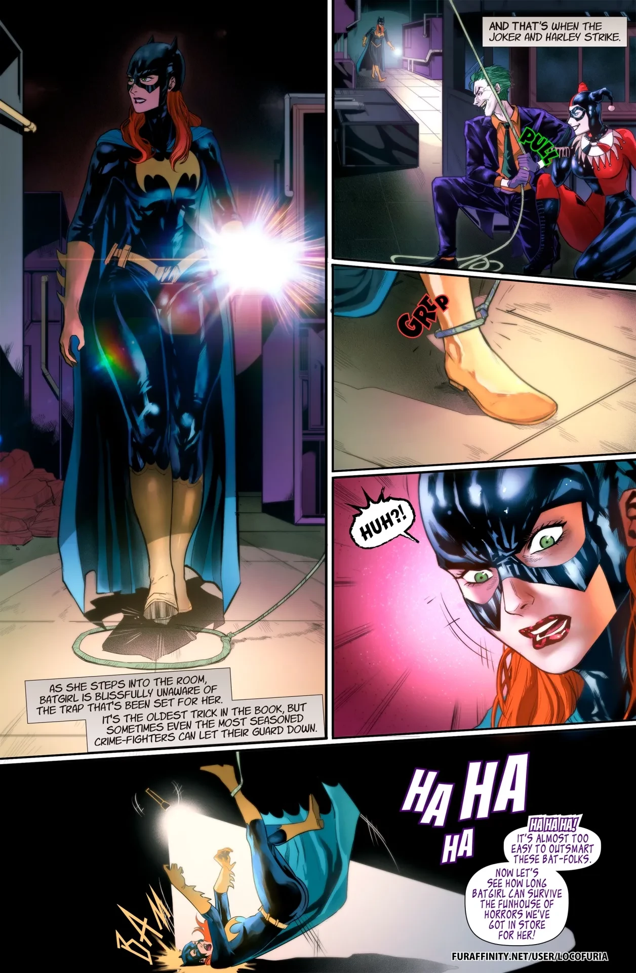 The Joke's on Batgirl porn comic picture 6
