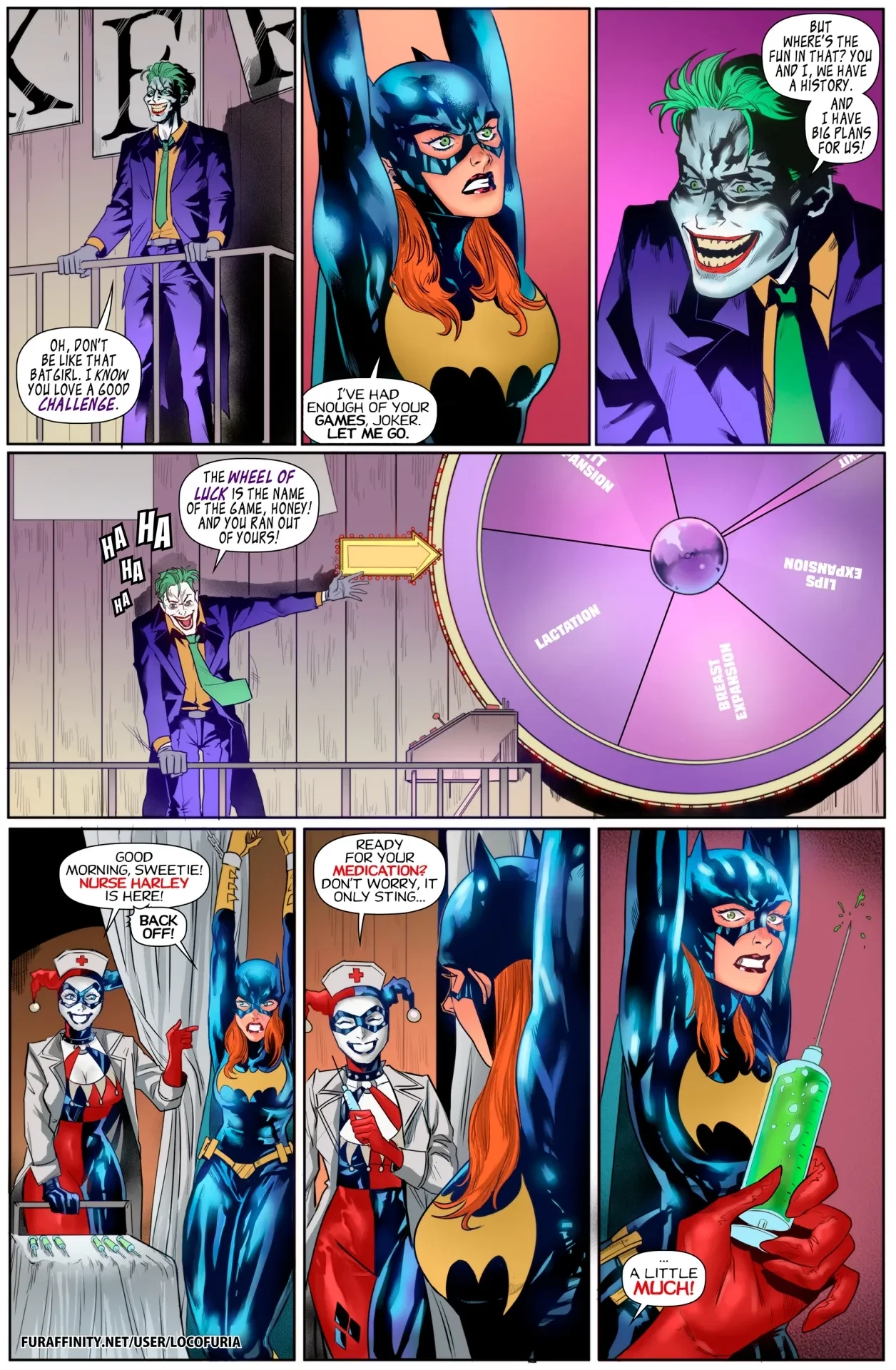 The Joke's on Batgirl porn comic picture 9