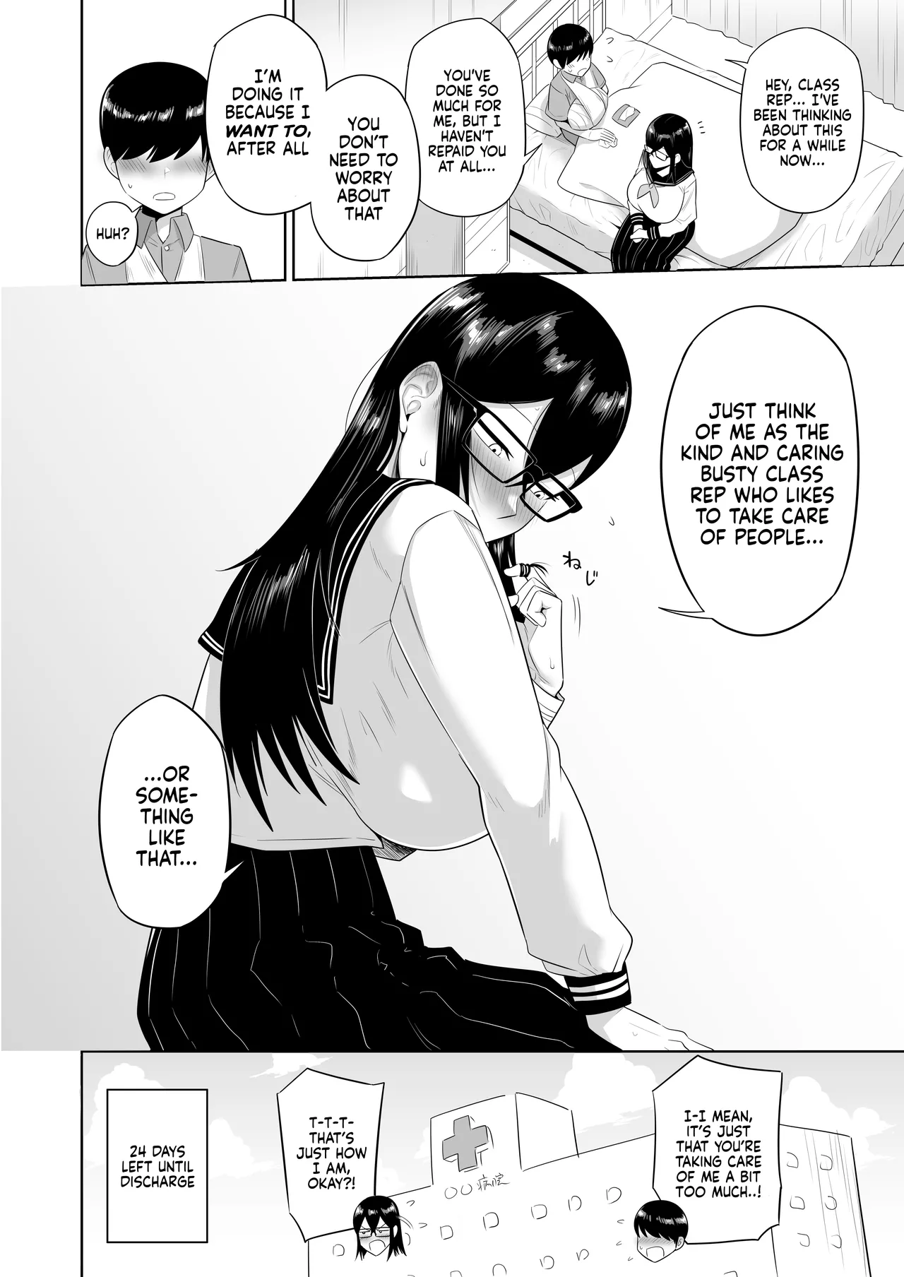 The Kind and Caring Busty Class Rep | Sewayaki na Kyonyuu Gakkyuu Iinchou Sono porn comic picture 59
