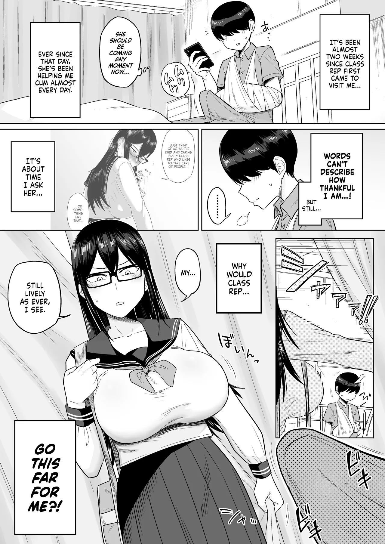 The Kind and Caring Busty Class Rep | Sewayaki na Kyonyuu Gakkyuu Iinchou Sono porn comic picture 69
