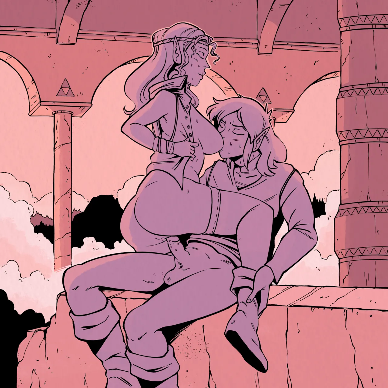 The Legend of Zelda Scent of Seduction porn comic picture 16