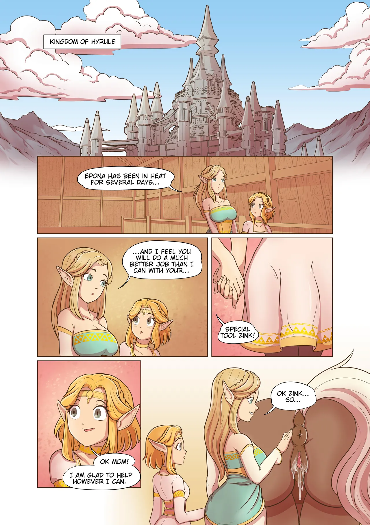 The Legend of Zink 2: A Mare in Heat porn comic picture 2