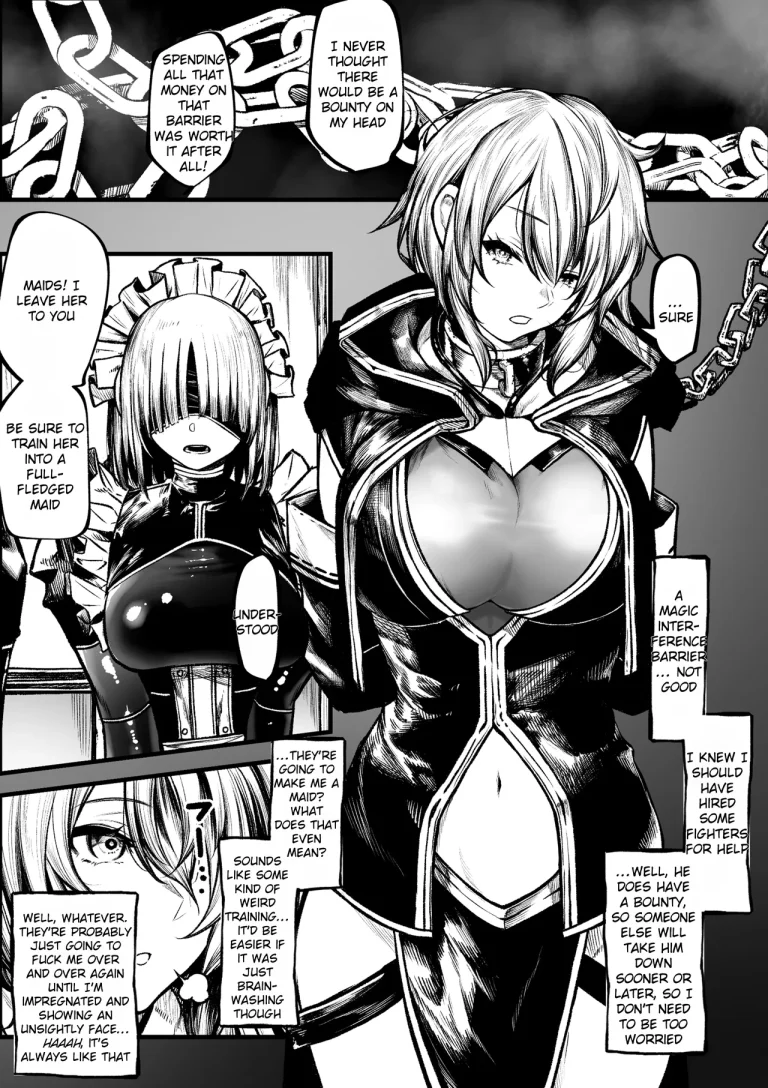 The Mage Girl Who Got Turned Into A Maid porn comic picture 1