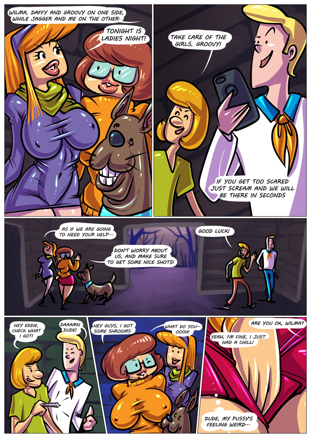 The Mystery Gang porn comic picture 4
