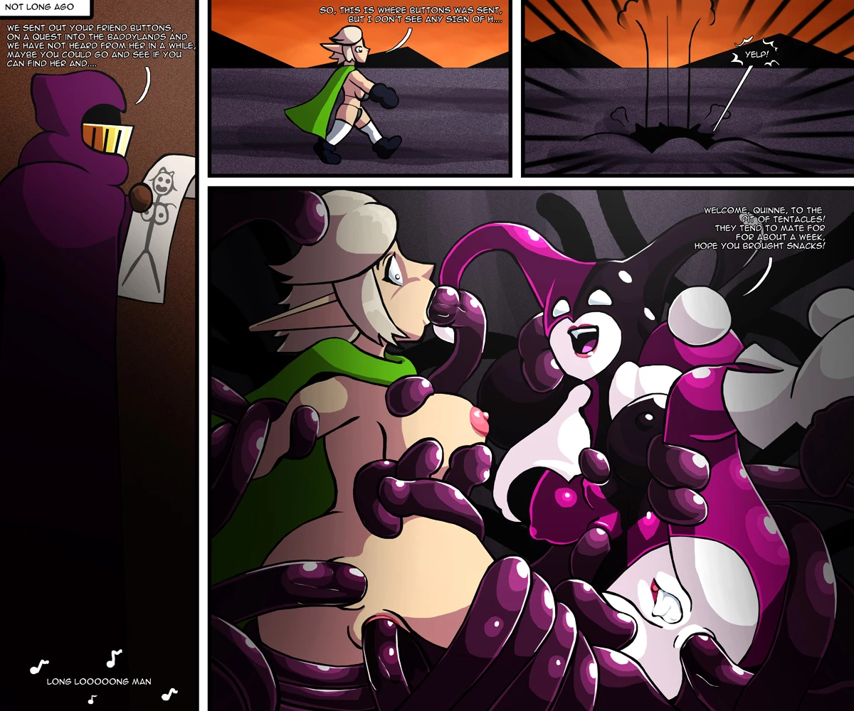 The Quest For Boobs: Quinne's first adventure porn comic picture 4