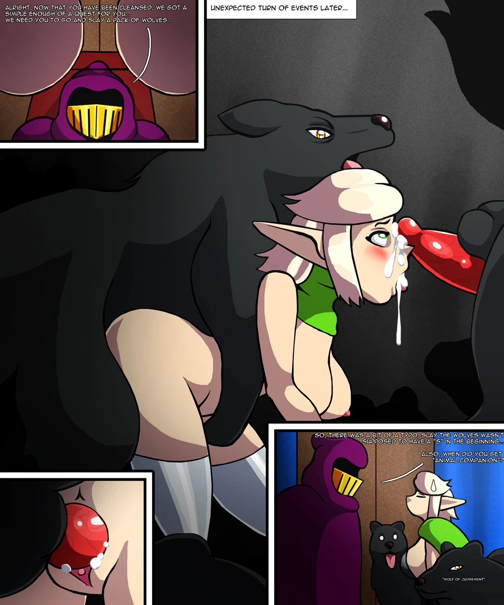 The Quest For Boobs: Quinne's first adventure porn comic picture 8