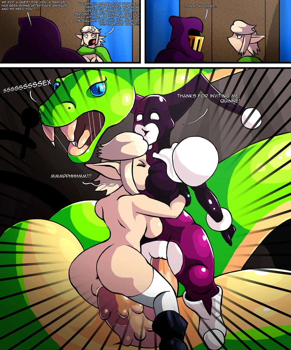 The Quest For Boobs: Quinne's first adventure porn comic picture 9