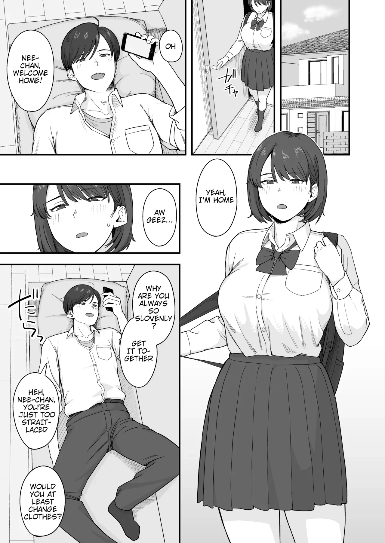 The Reluctant Sister Who Wants to Focus On Study Can't Resist Temptation From the Brother She Shares Perfect Body Compatibility With | Benkyou ni Shuuchuu Shitai Muttsuri na Ane wa, Karada no Aishou Bacchiri na Otouto no Sasoi o Kotowarenai porn comic picture 2