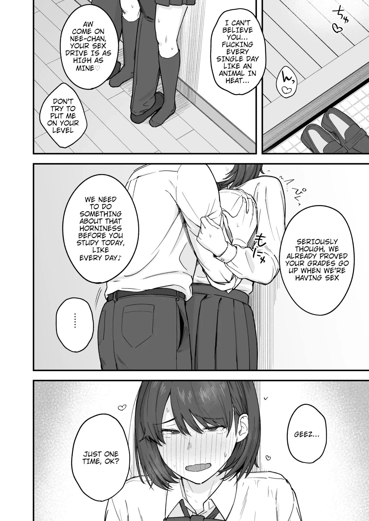 The Reluctant Sister Who Wants to Focus On Study Can't Resist Temptation From the Brother She Shares Perfect Body Compatibility With | Benkyou ni Shuuchuu Shitai Muttsuri na Ane wa, Karada no Aishou Bacchiri na Otouto no Sasoi o Kotowarenai porn comic picture 25