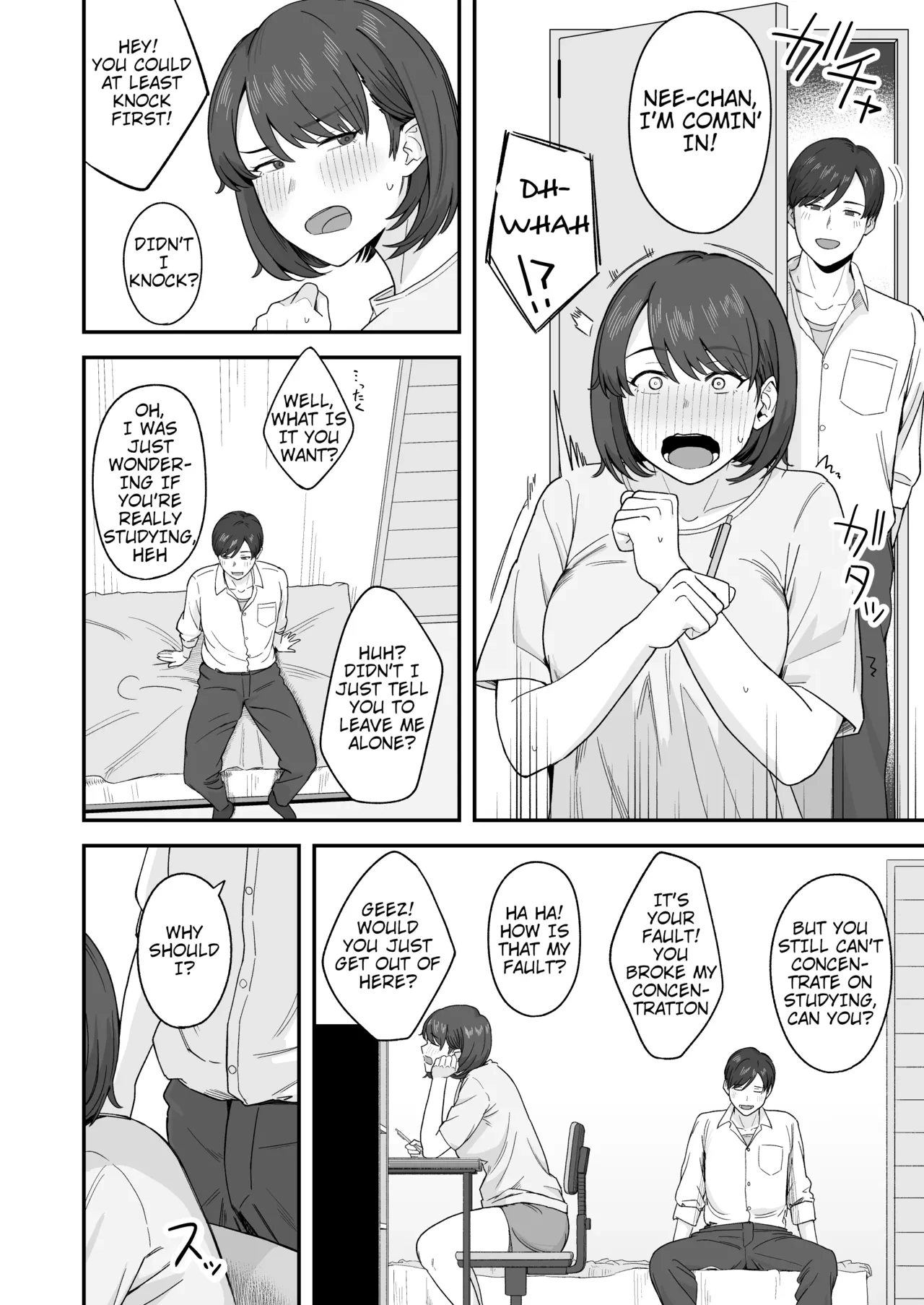 The Reluctant Sister Who Wants to Focus On Study Can't Resist Temptation From the Brother She Shares Perfect Body Compatibility With | Benkyou ni Shuuchuu Shitai Muttsuri na Ane wa, Karada no Aishou Bacchiri na Otouto no Sasoi o Kotowarenai porn comic picture 5