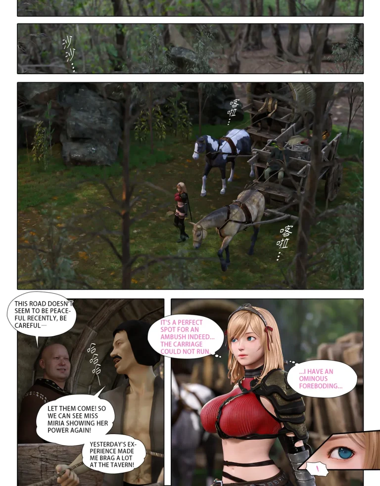 The Rose Fall Into Darkness porn comic picture 16